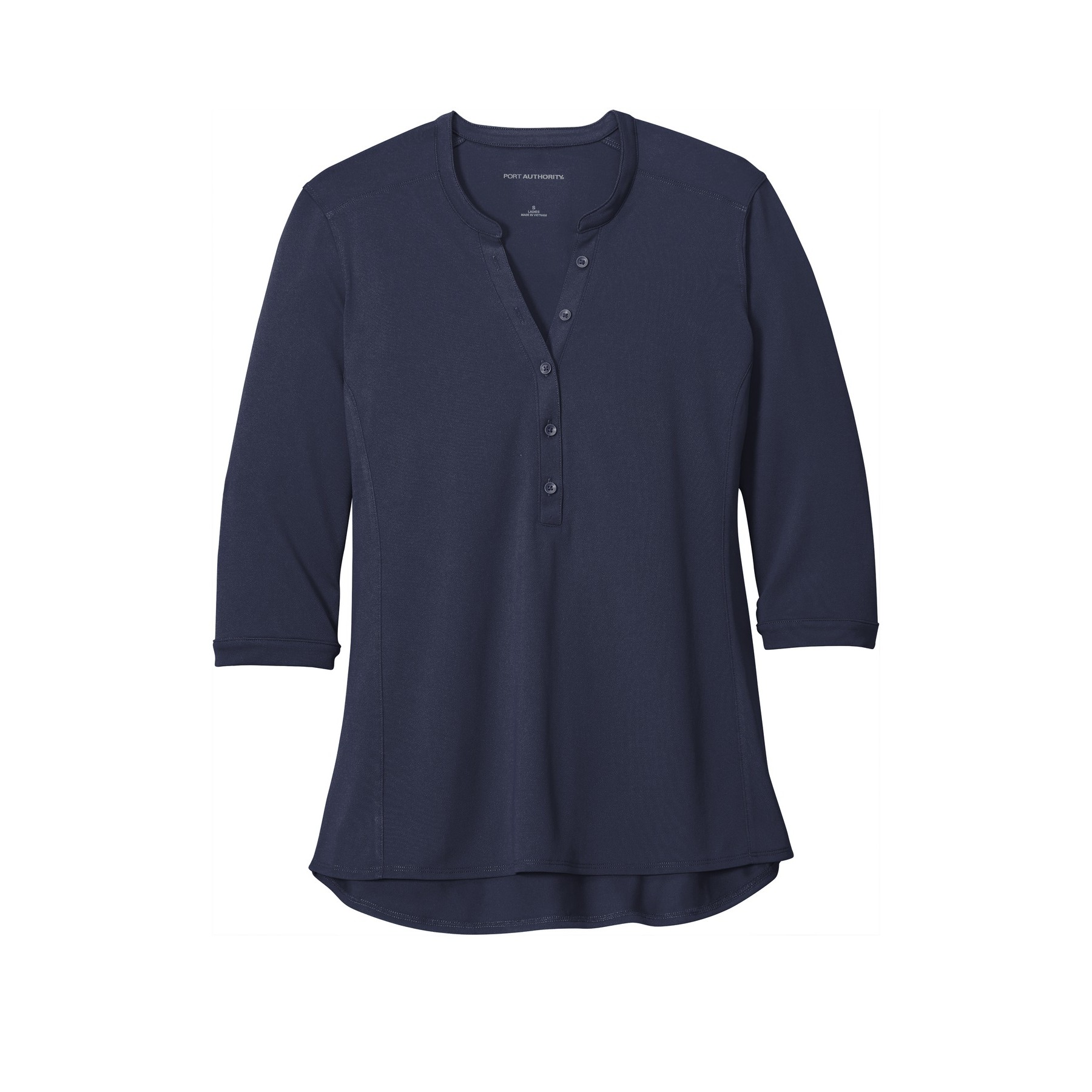 Women's UV Choice Pique Henley - Thumbnail Image
