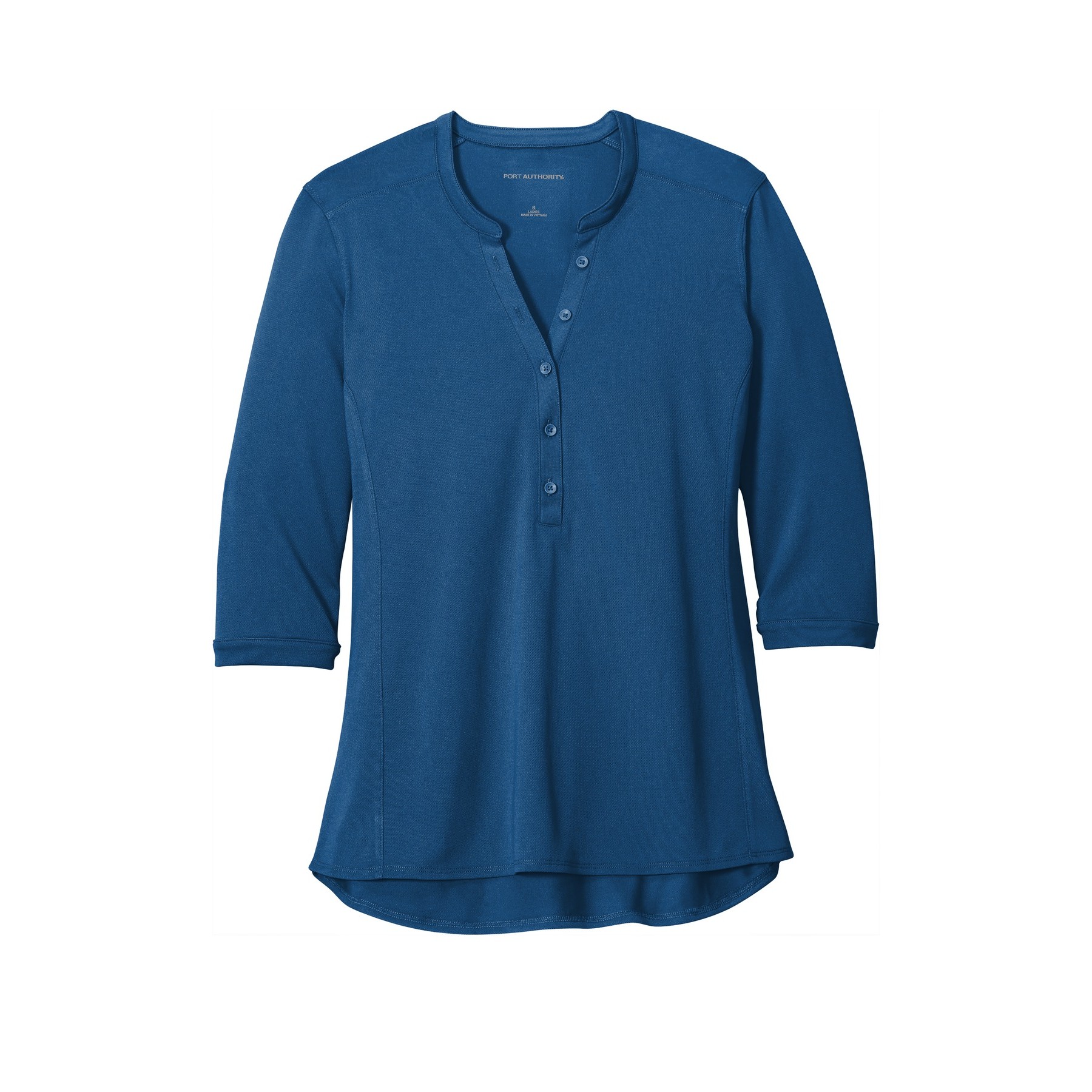 Women's UV Choice Pique Henley - Thumbnail Image