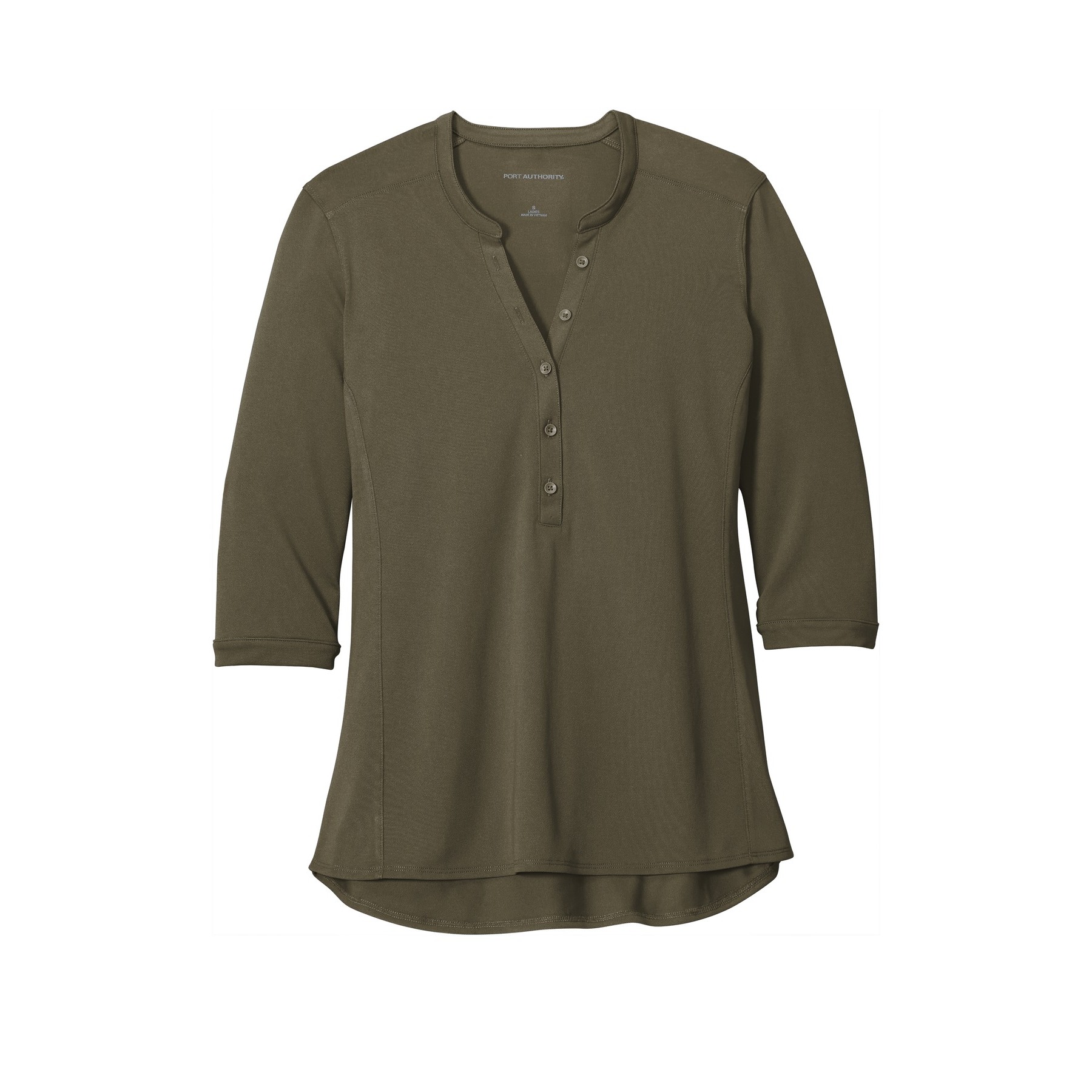 Women's UV Choice Pique Henley - Thumbnail Image