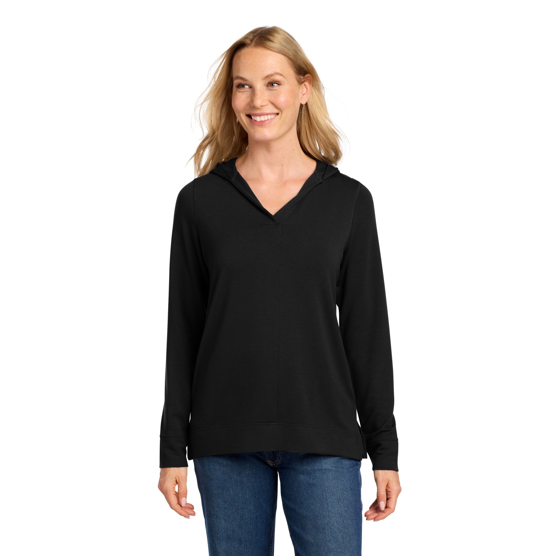 Women's Microterry Pullover Hoodie - Thumbnail Image