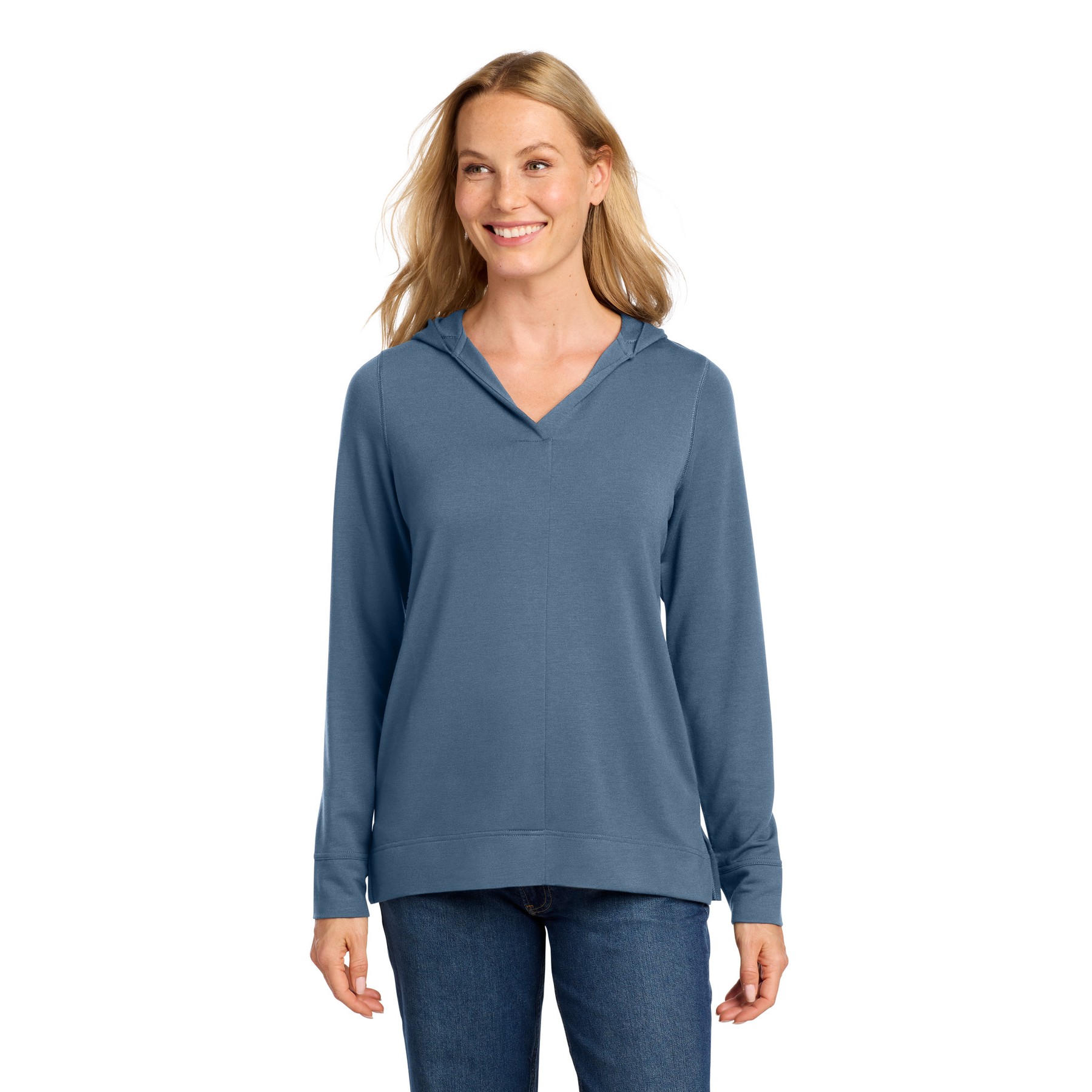 Women's Microterry Pullover Hoodie - Thumbnail Image