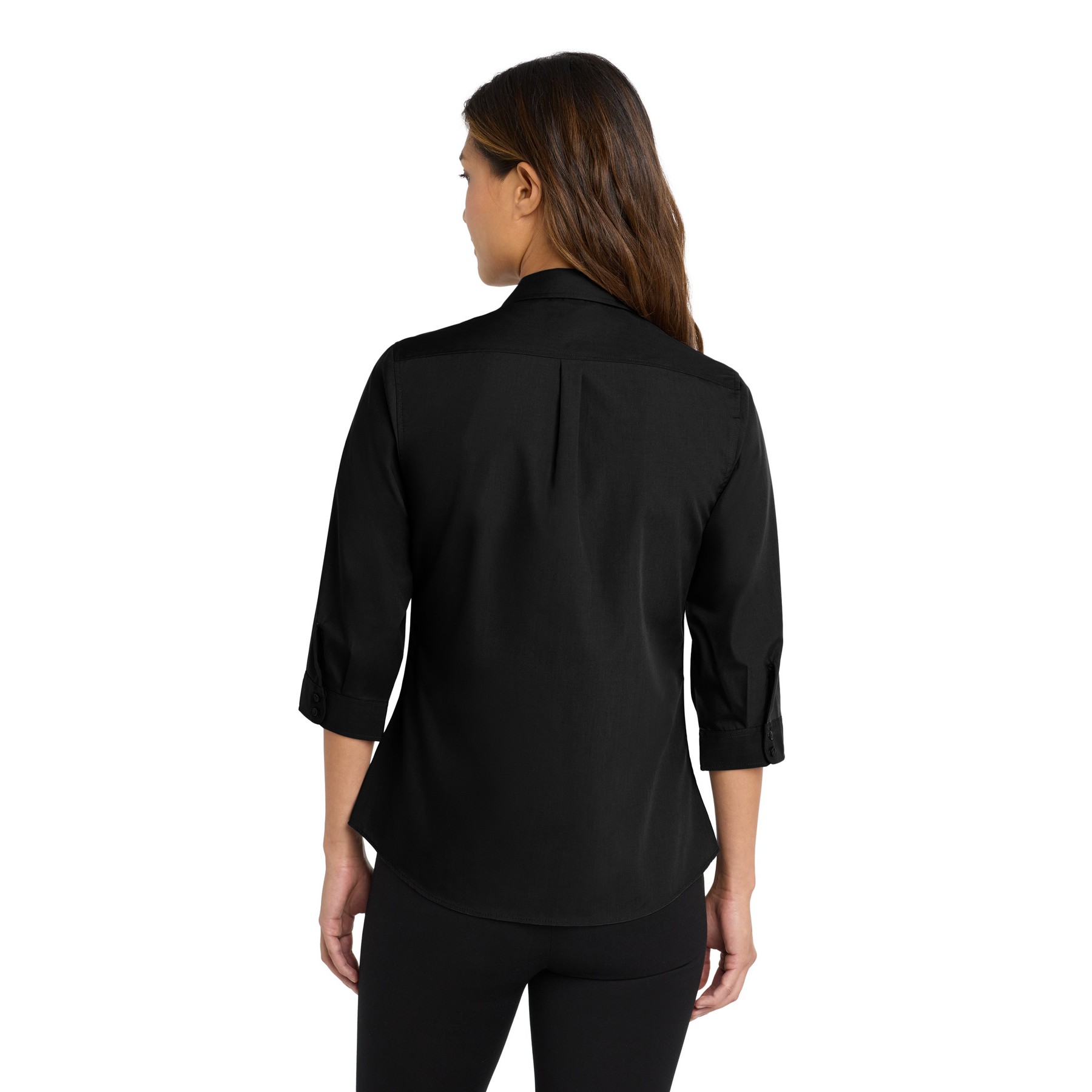 Women's 3/4-Sleeve Carefree Poplin Shirt - Thumbnail Image