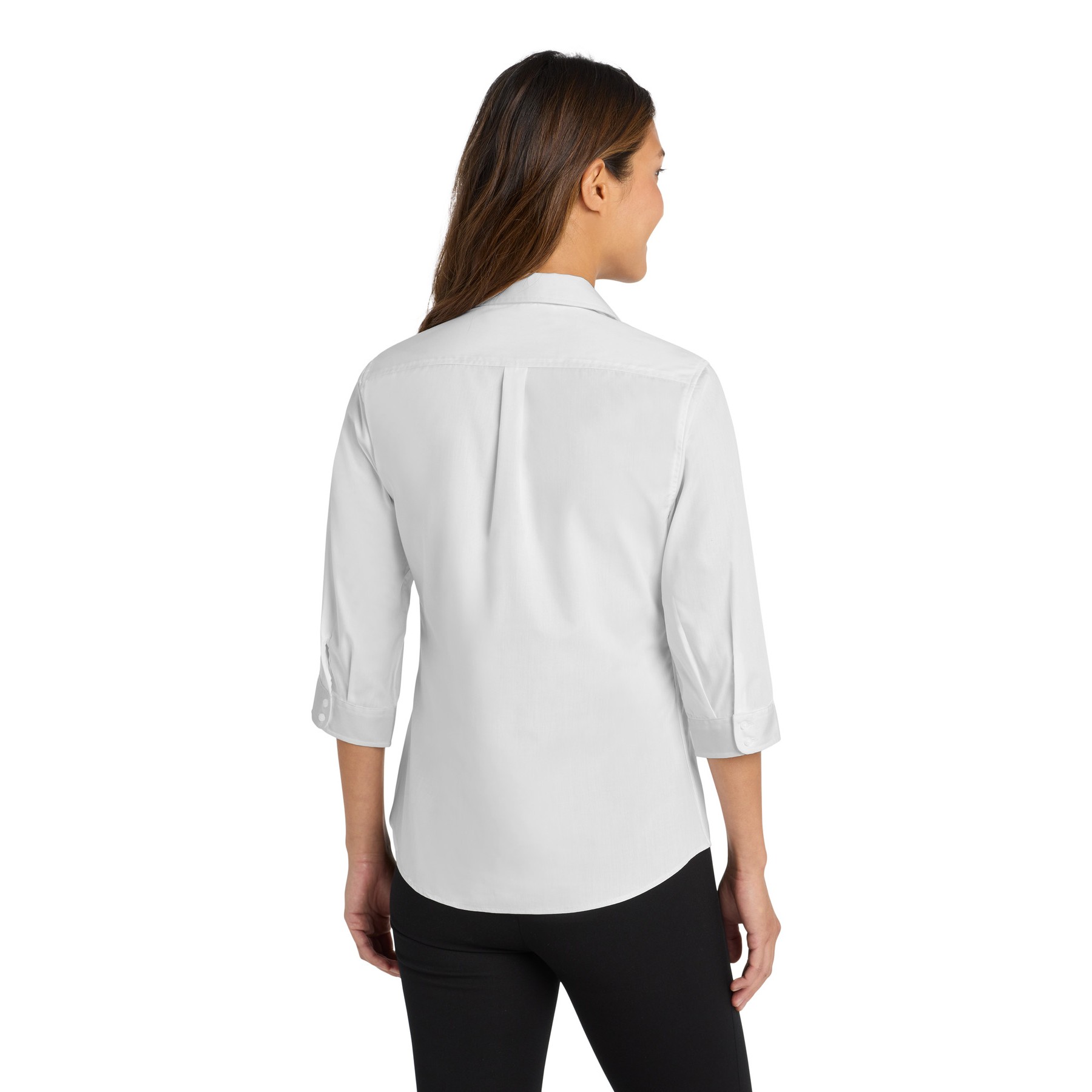 Women's 3/4-Sleeve Carefree Poplin Shirt - Thumbnail Image