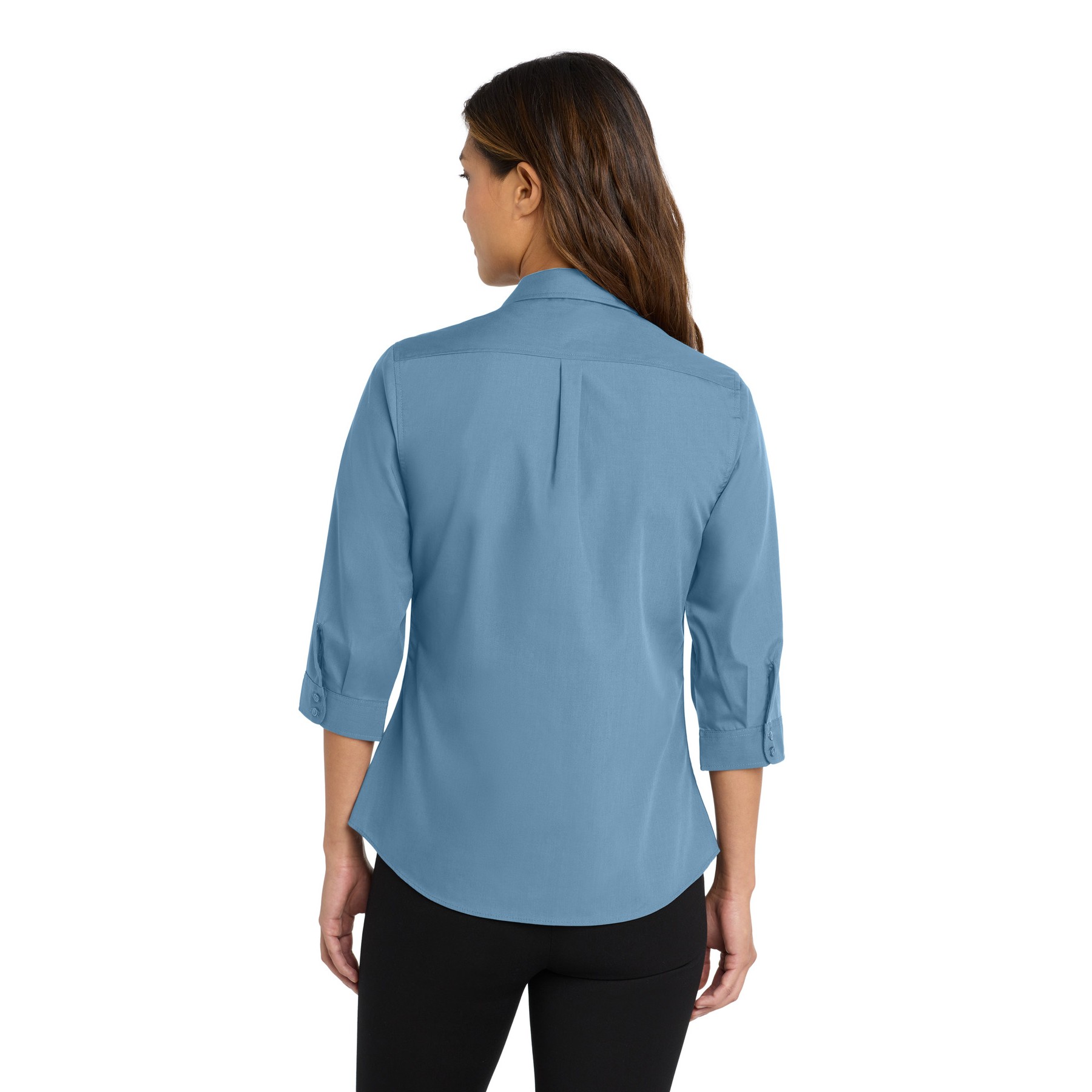 Women's 3/4-Sleeve Carefree Poplin Shirt - Thumbnail Image