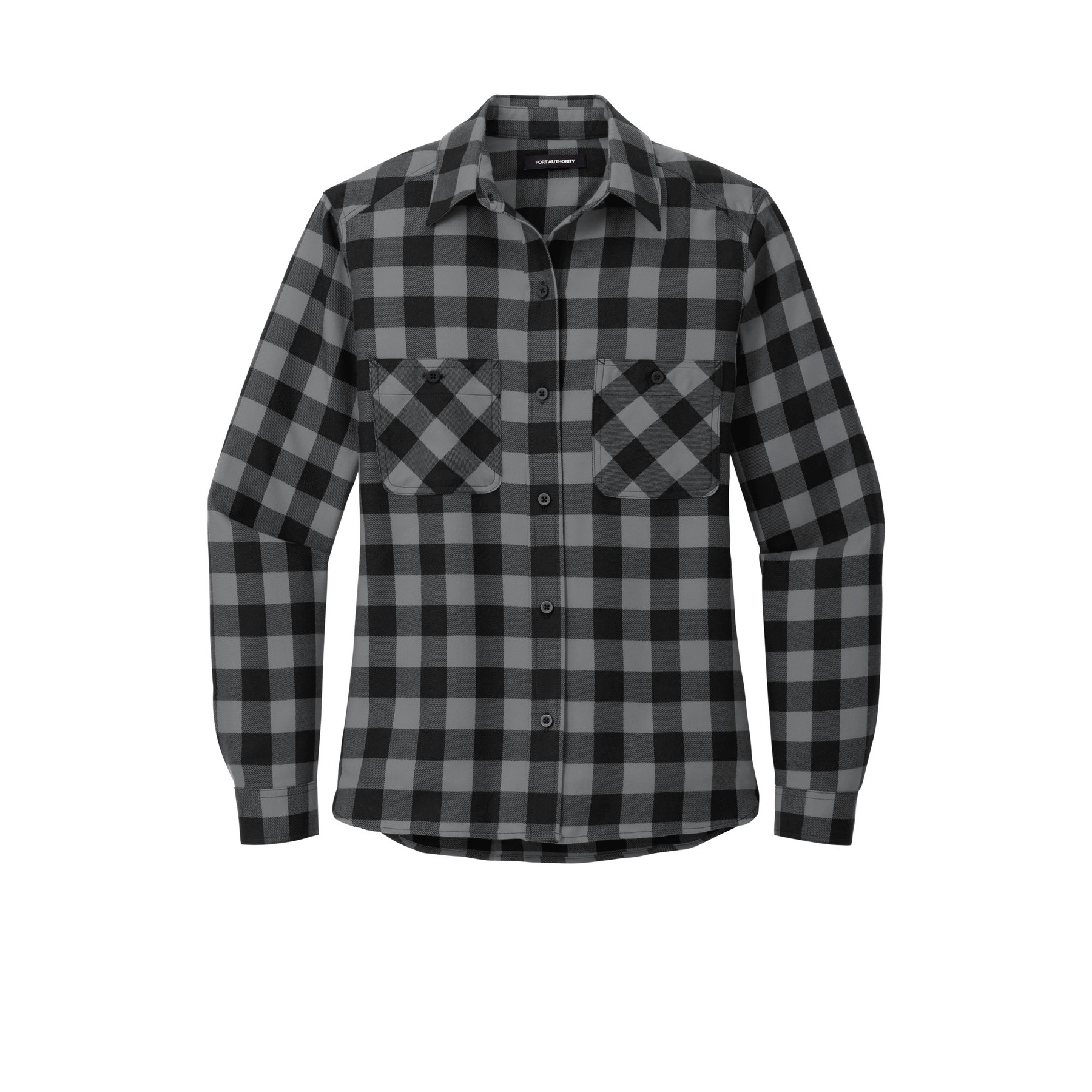 Women's Plaid Flannel Shirt - Thumbnail Image