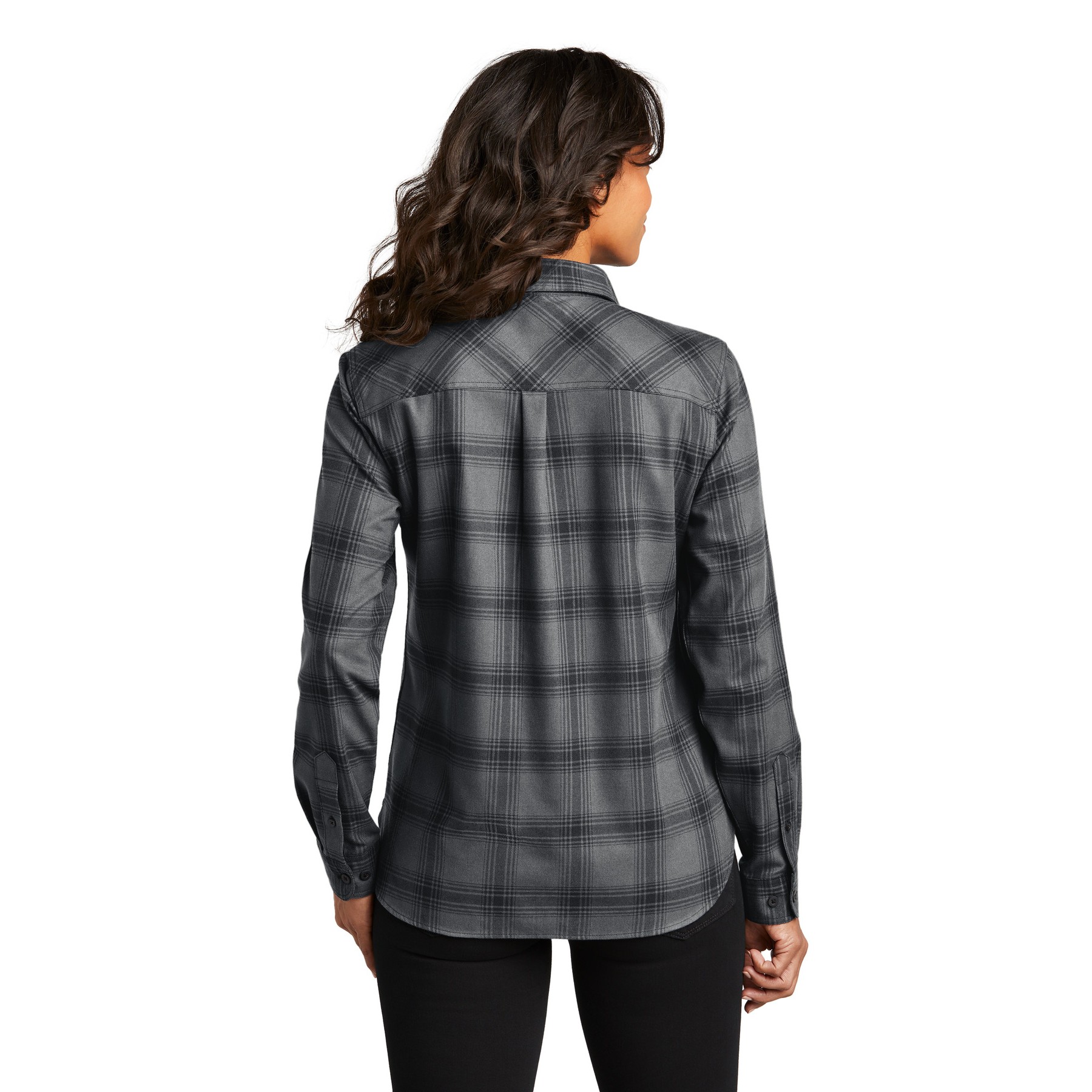 Women's Plaid Flannel Shirt - Thumbnail Image