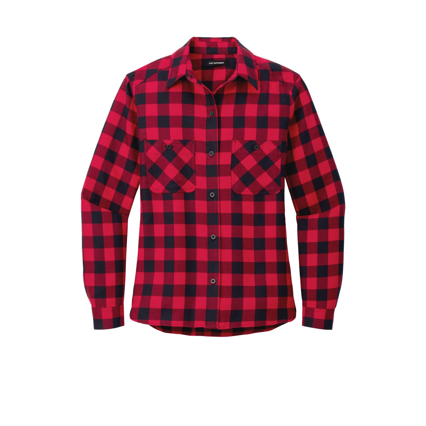 Women's Plaid Flannel Shirt - Thumbnail Image