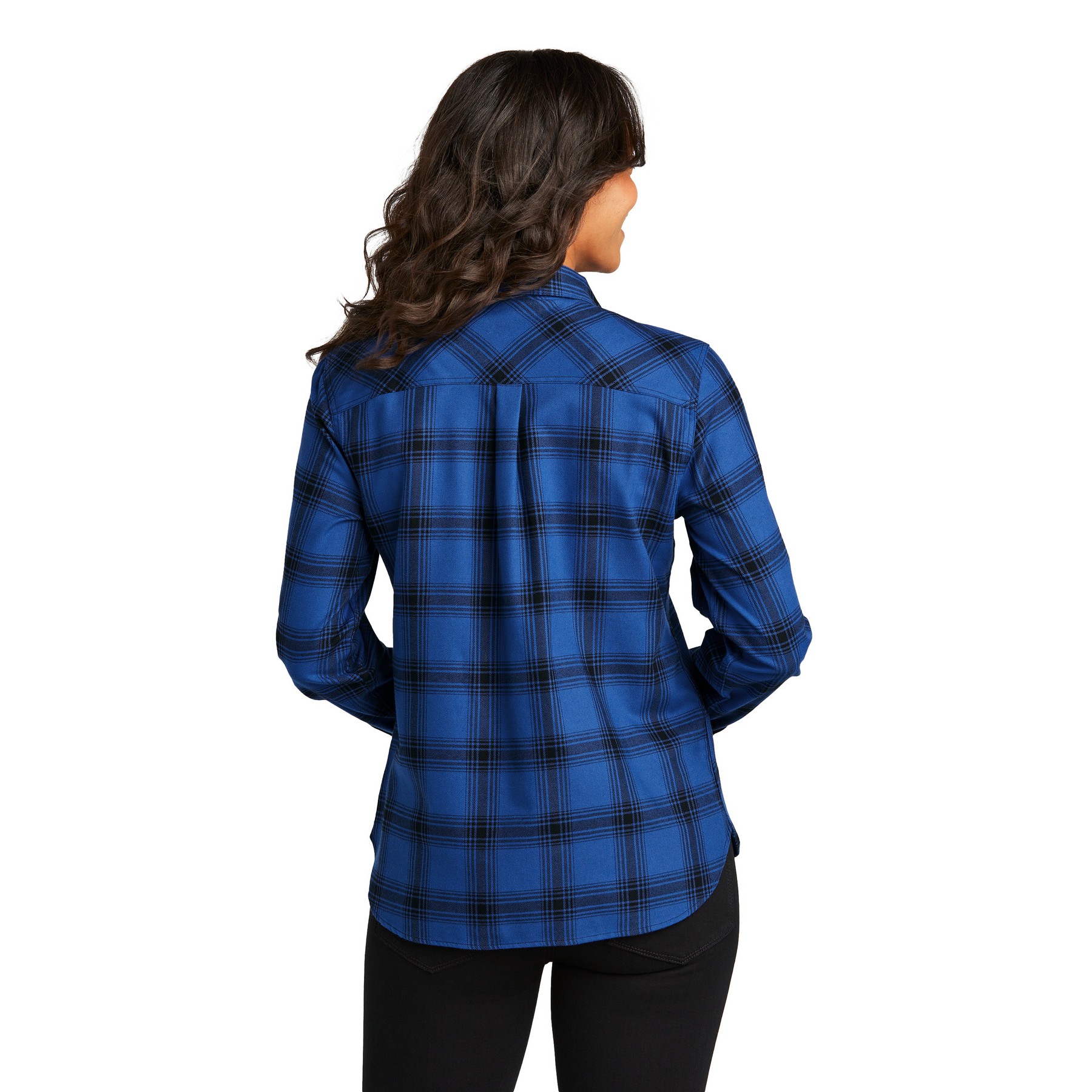 Women's Plaid Flannel Shirt - Thumbnail Image
