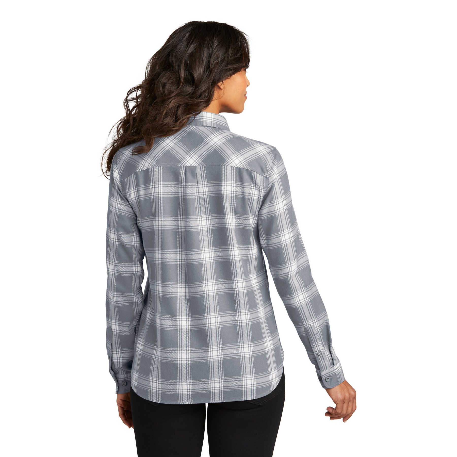 Women's Plaid Flannel Shirt - Thumbnail Image