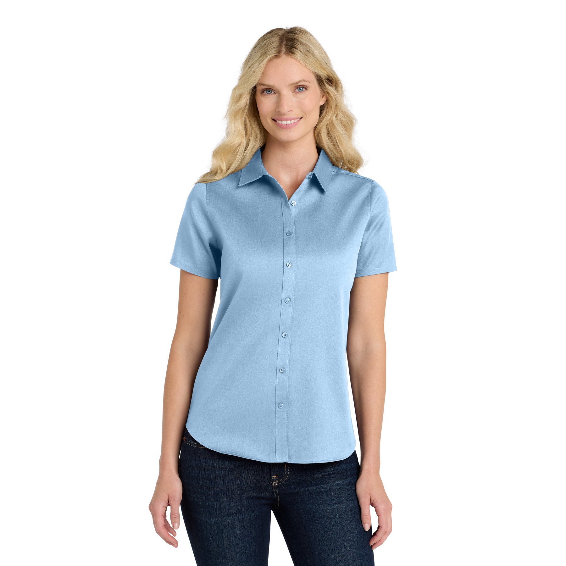Women's Short Sleeve SuperPro React Twill Shirt - Thumbnail Image
