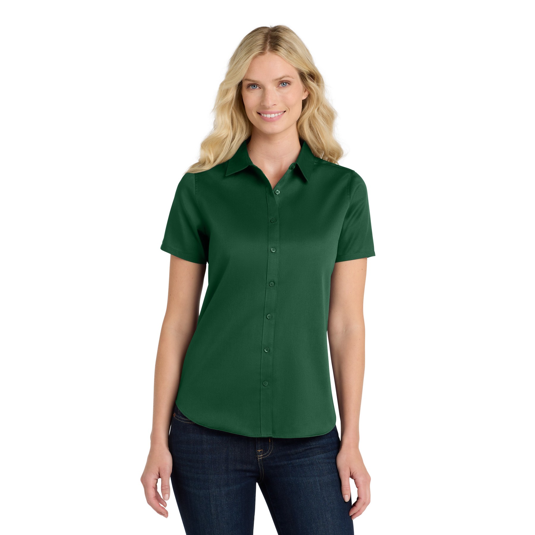 Women's Short Sleeve SuperPro React Twill Shirt - Thumbnail Image