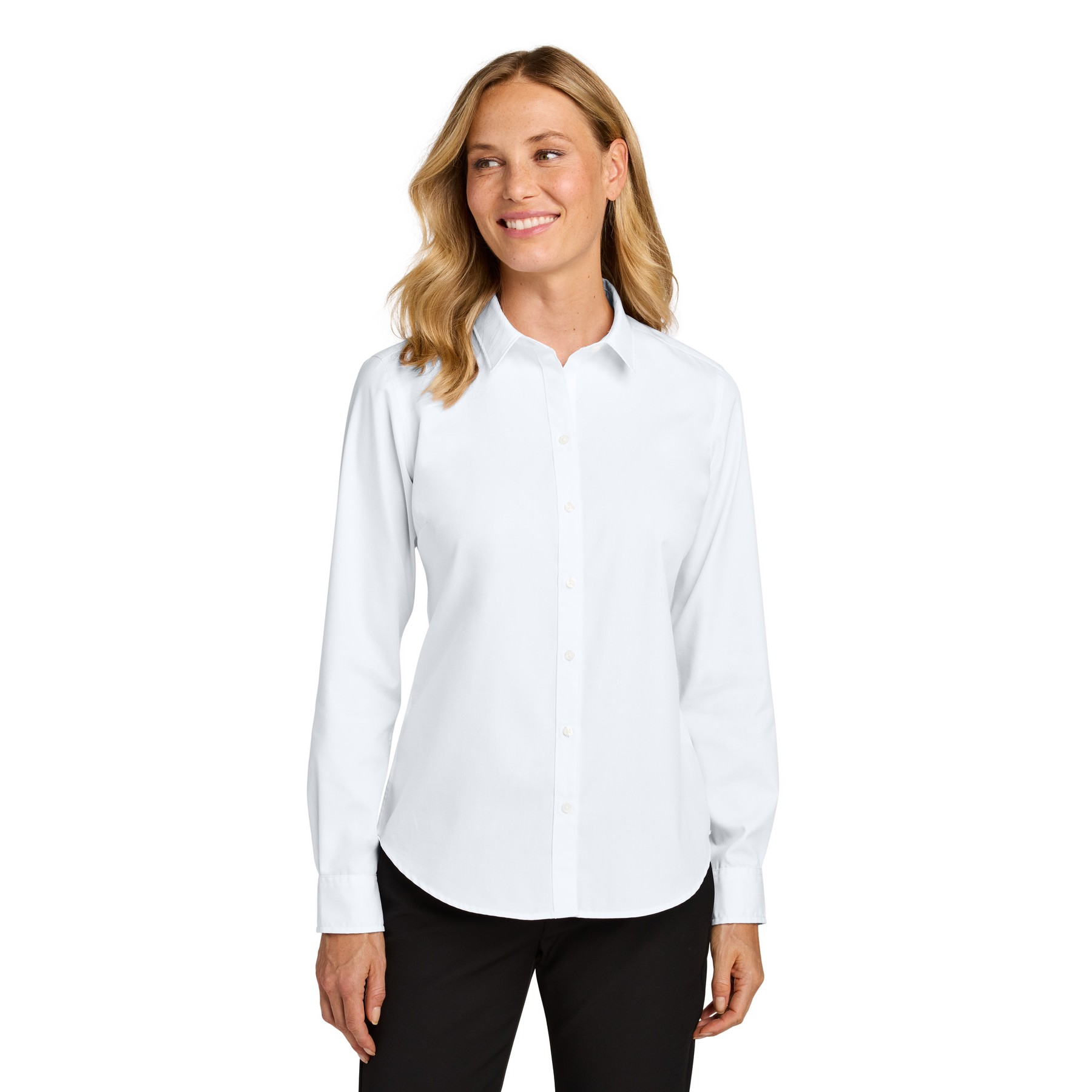 Women's Long Sleeve Nailhead Easy Care Shirt