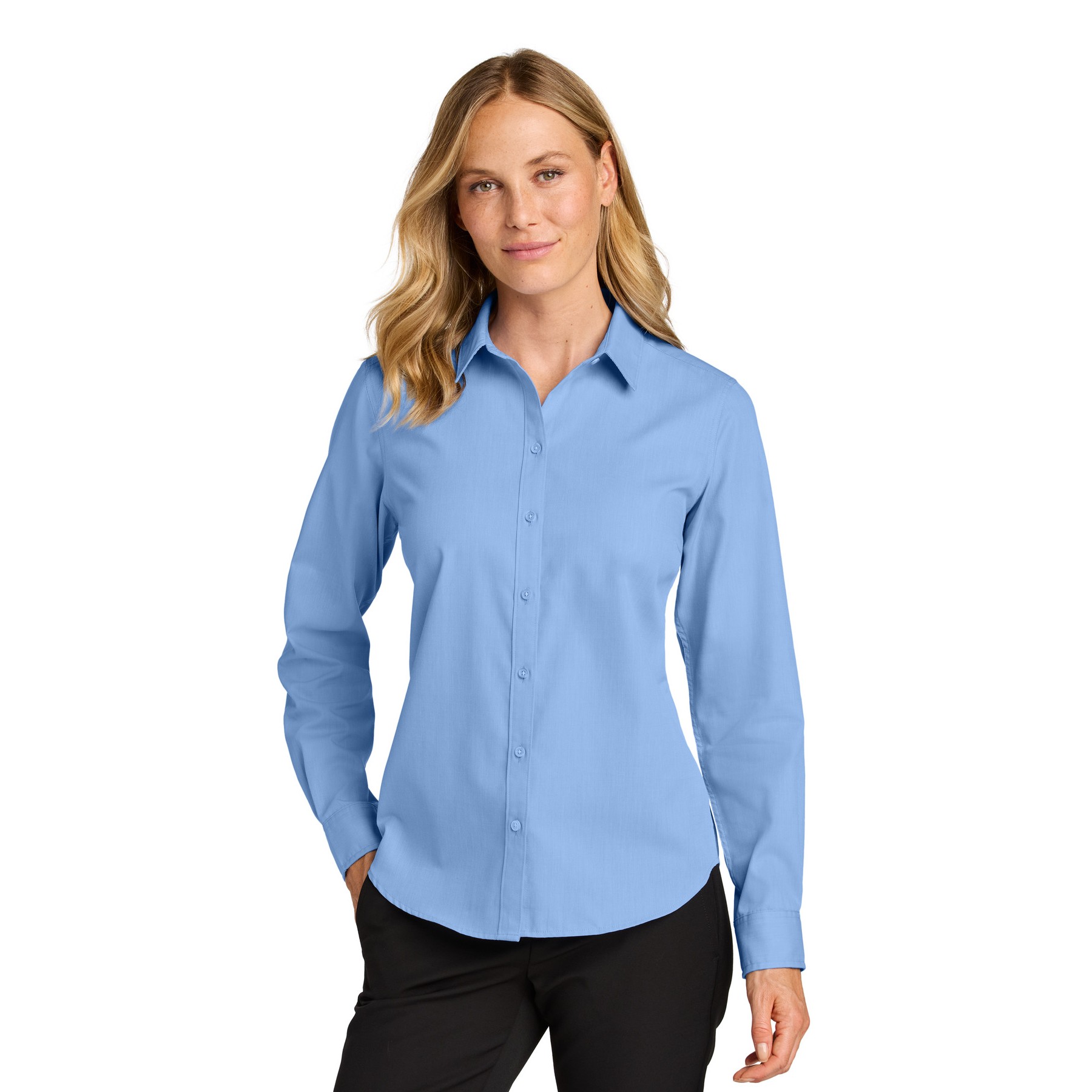 Women's Long Sleeve Nailhead Easy Care Shirt - Thumbnail Image