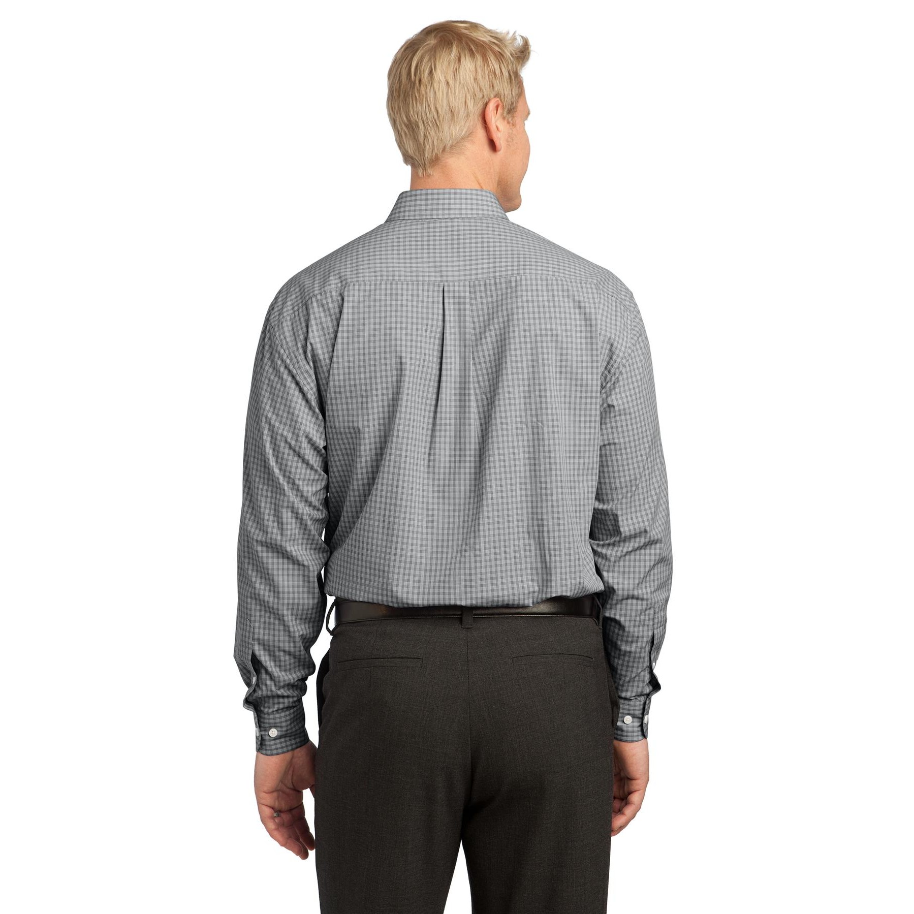 Plaid Pattern Easy Care Shirt - Thumbnail Image