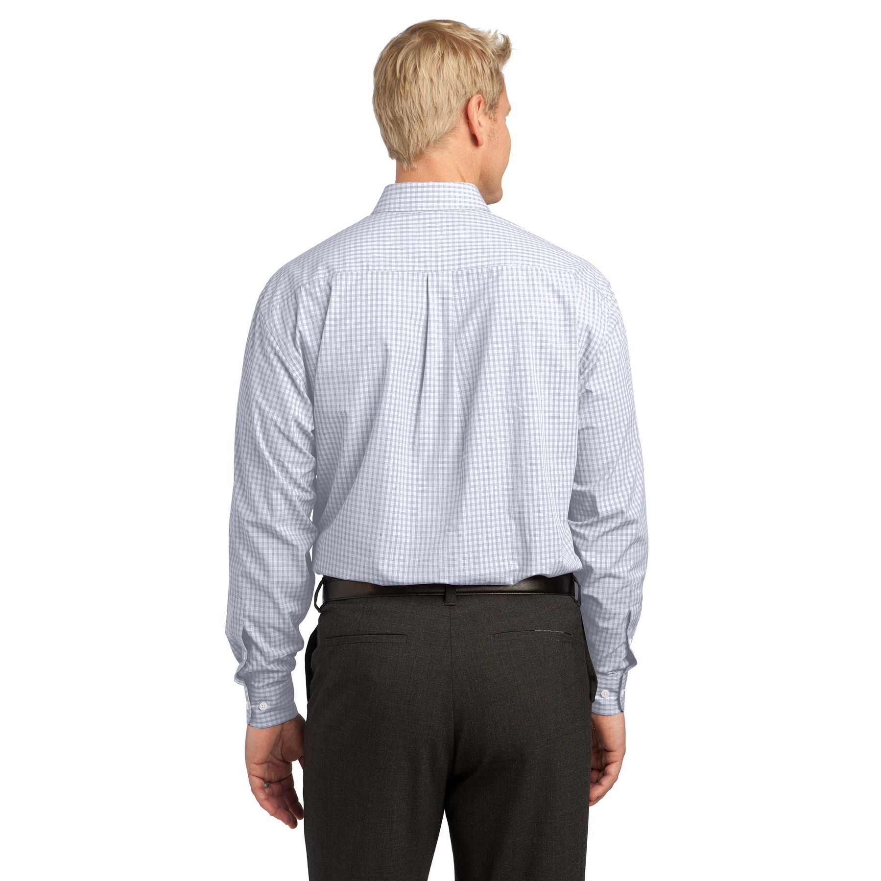 Plaid Pattern Easy Care Shirt - Thumbnail Image