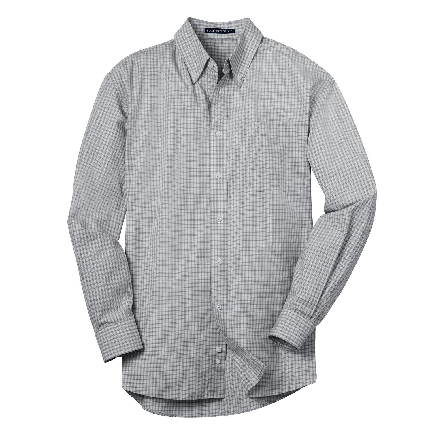 Plaid Pattern Easy Care Shirt - Thumbnail Image