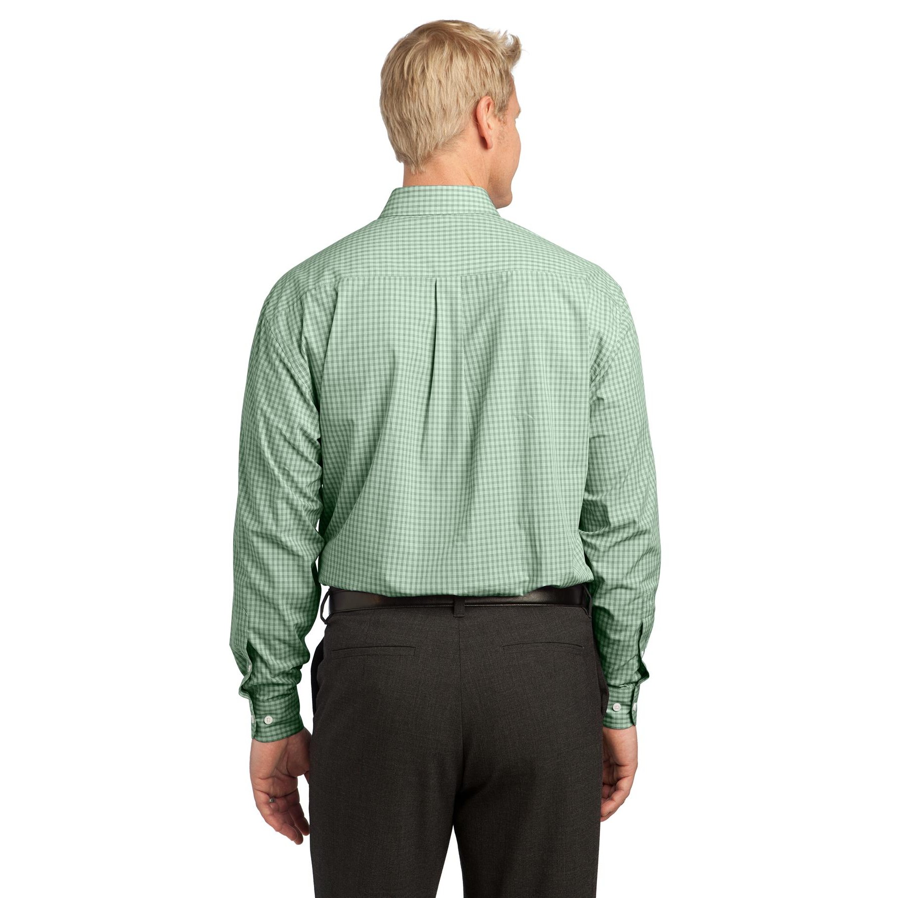Plaid Pattern Easy Care Shirt - Thumbnail Image
