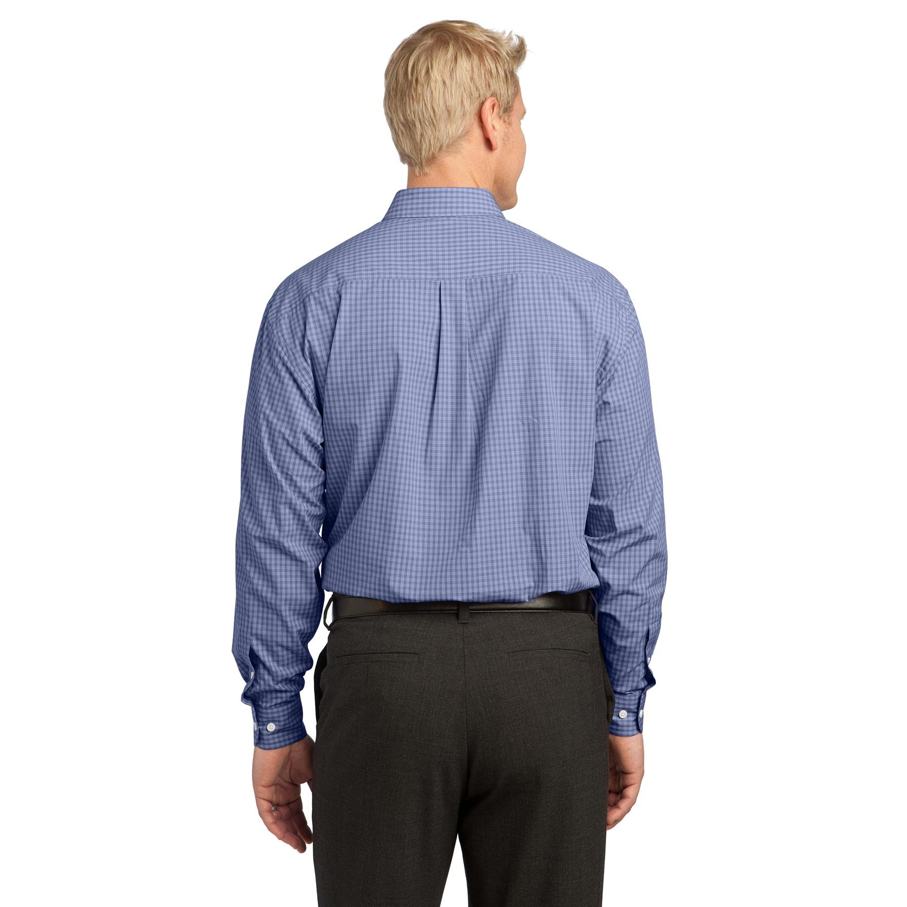 Plaid Pattern Easy Care Shirt - Thumbnail Image