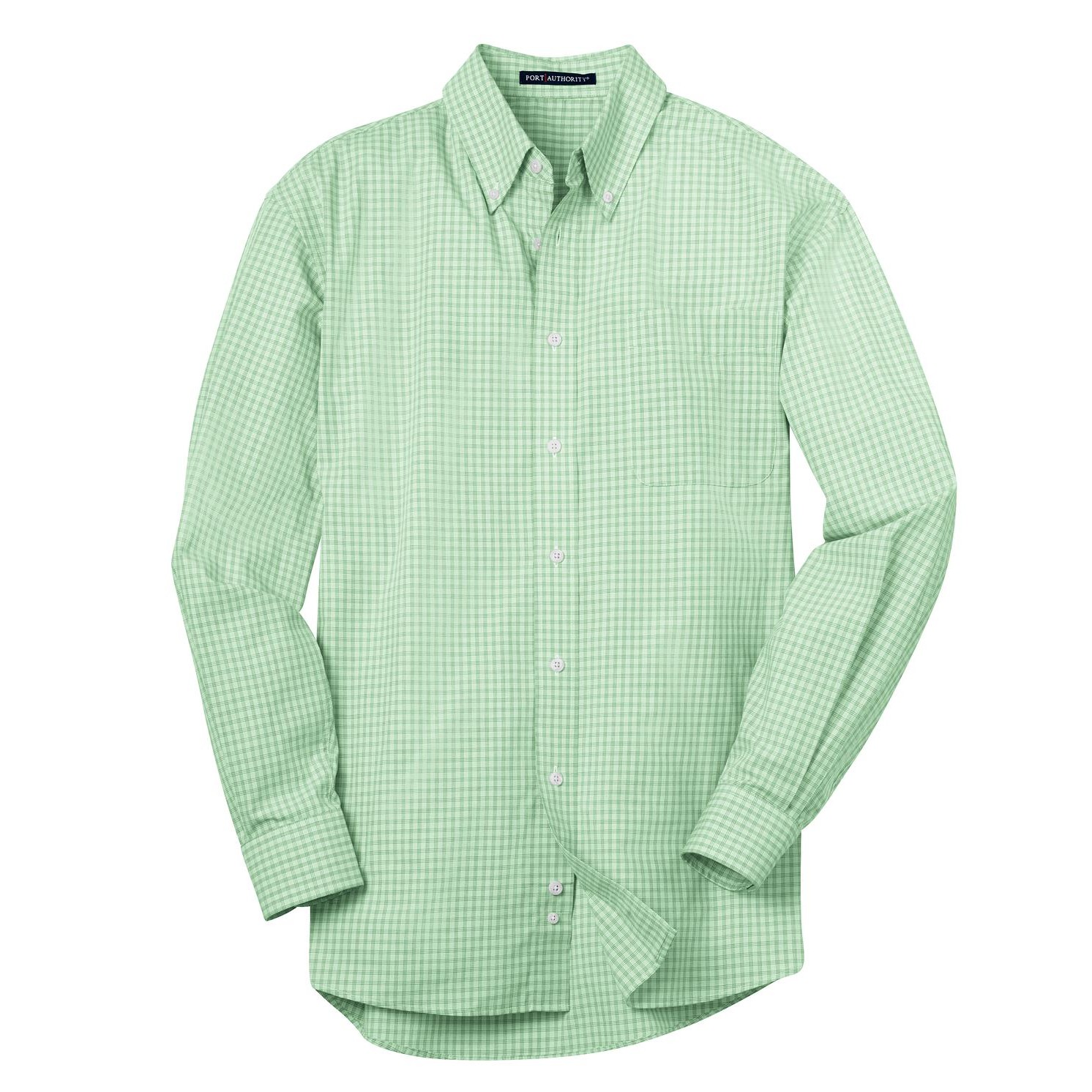 Plaid Pattern Easy Care Shirt - Thumbnail Image