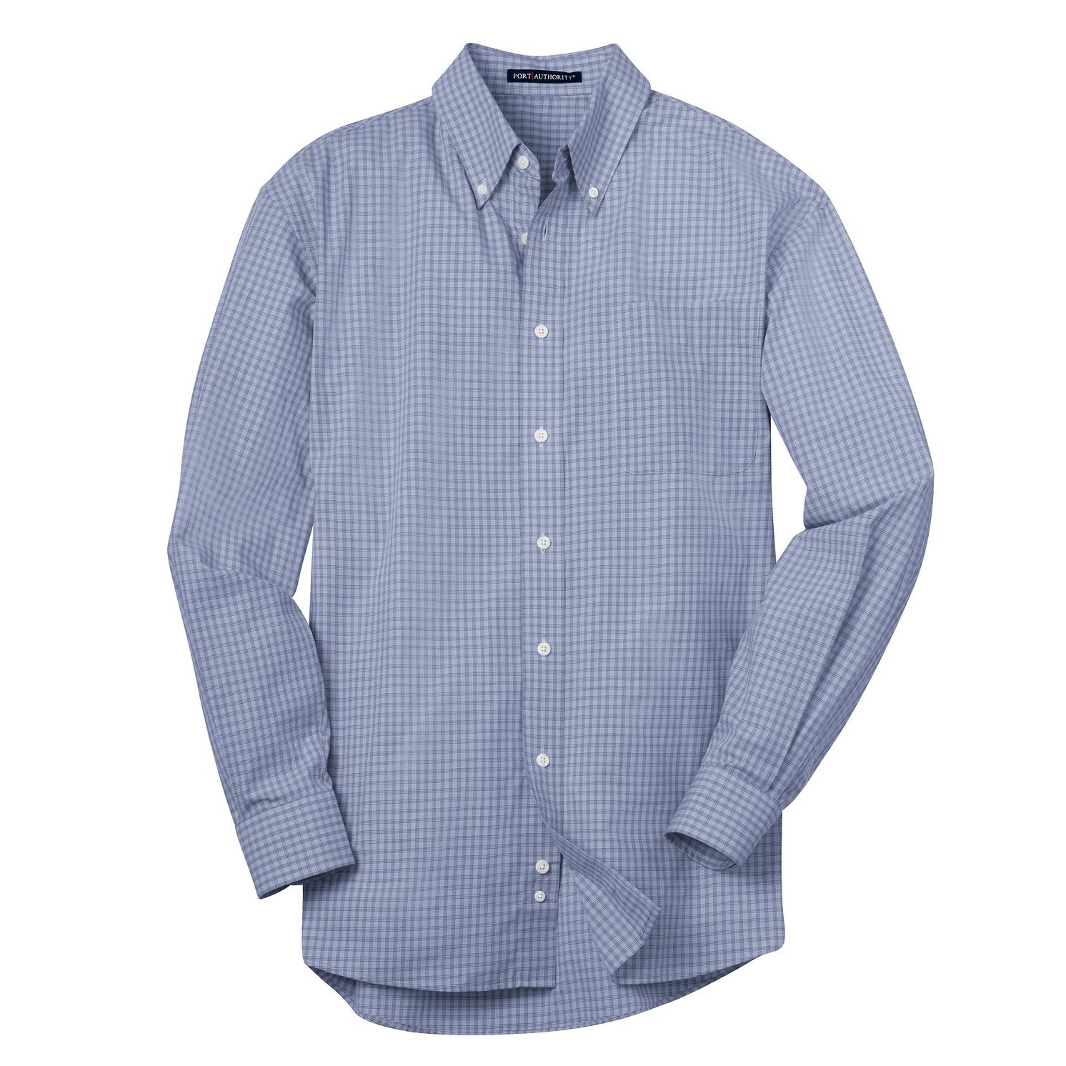Plaid Pattern Easy Care Shirt - Thumbnail Image