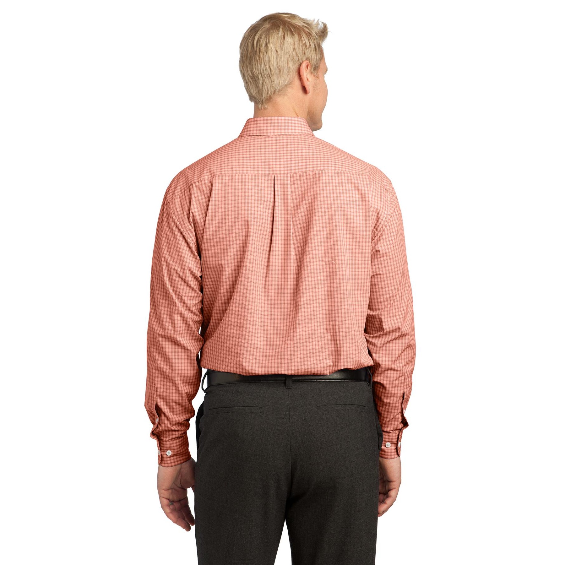 Plaid Pattern Easy Care Shirt - Thumbnail Image
