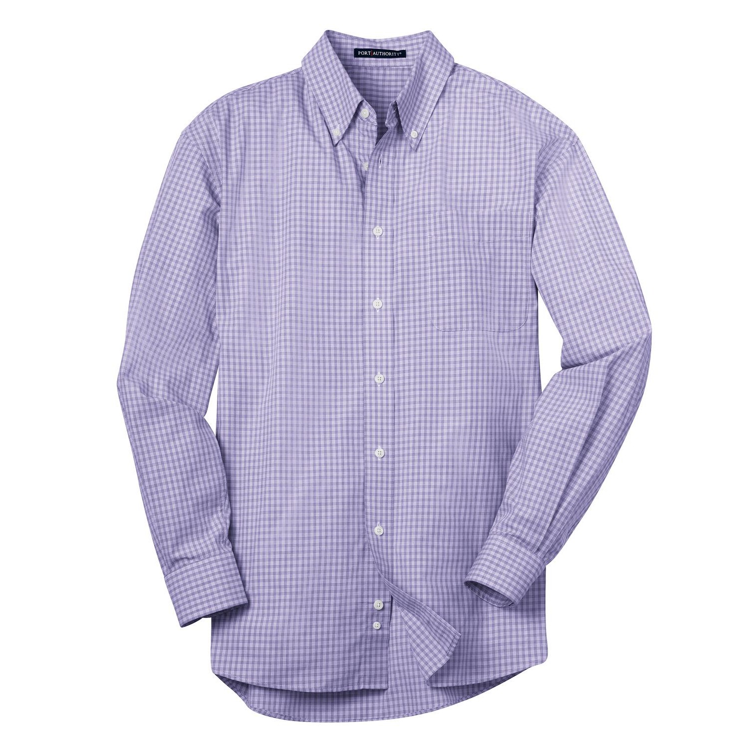 Plaid Pattern Easy Care Shirt - Thumbnail Image