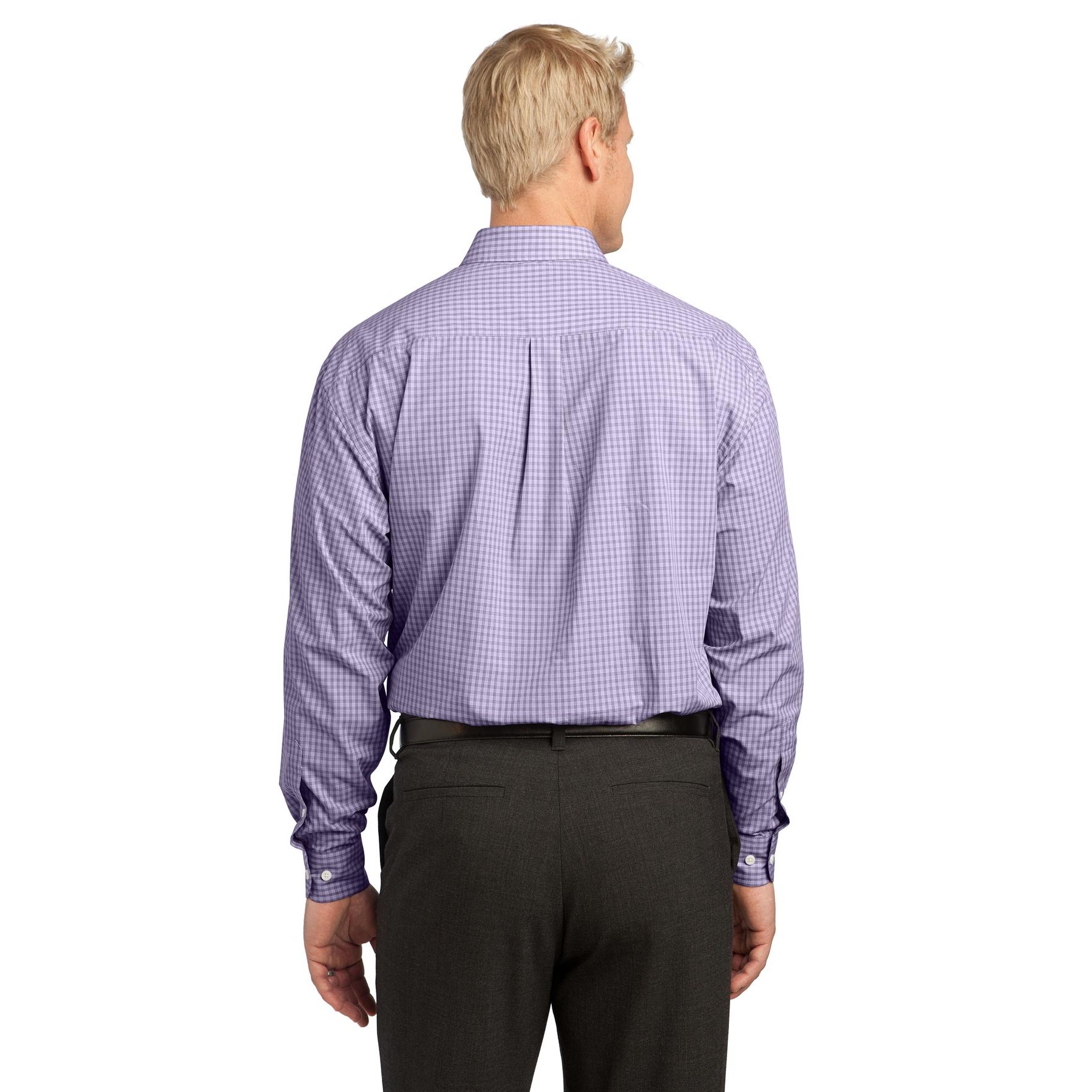 Plaid Pattern Easy Care Shirt - Thumbnail Image