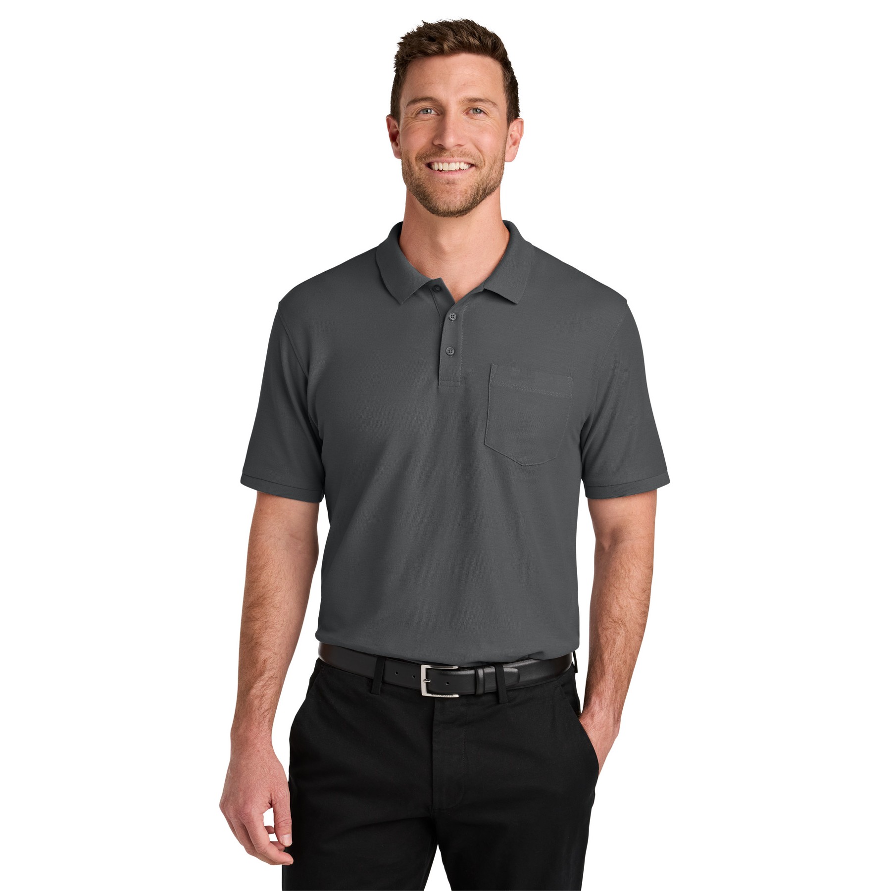 Tall Wearever Signature Pique Pocket Polo - Thumbnail Image