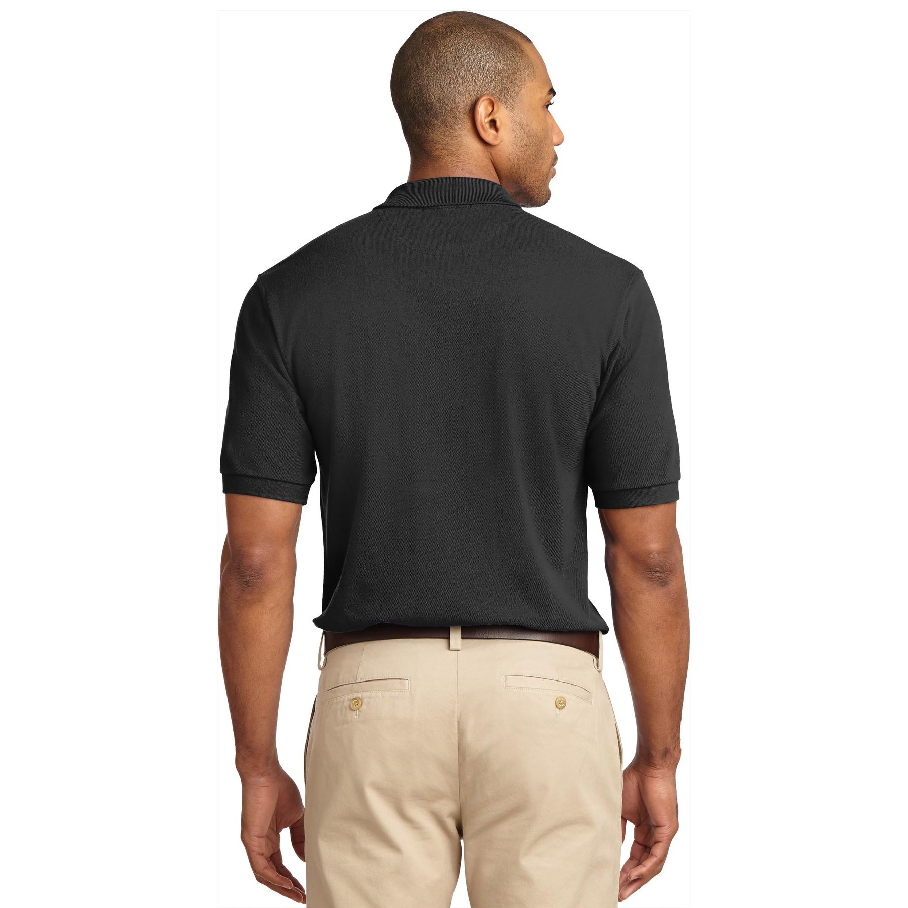Tall Heavyweight Cotton Pique Polo - Thumbnail Image