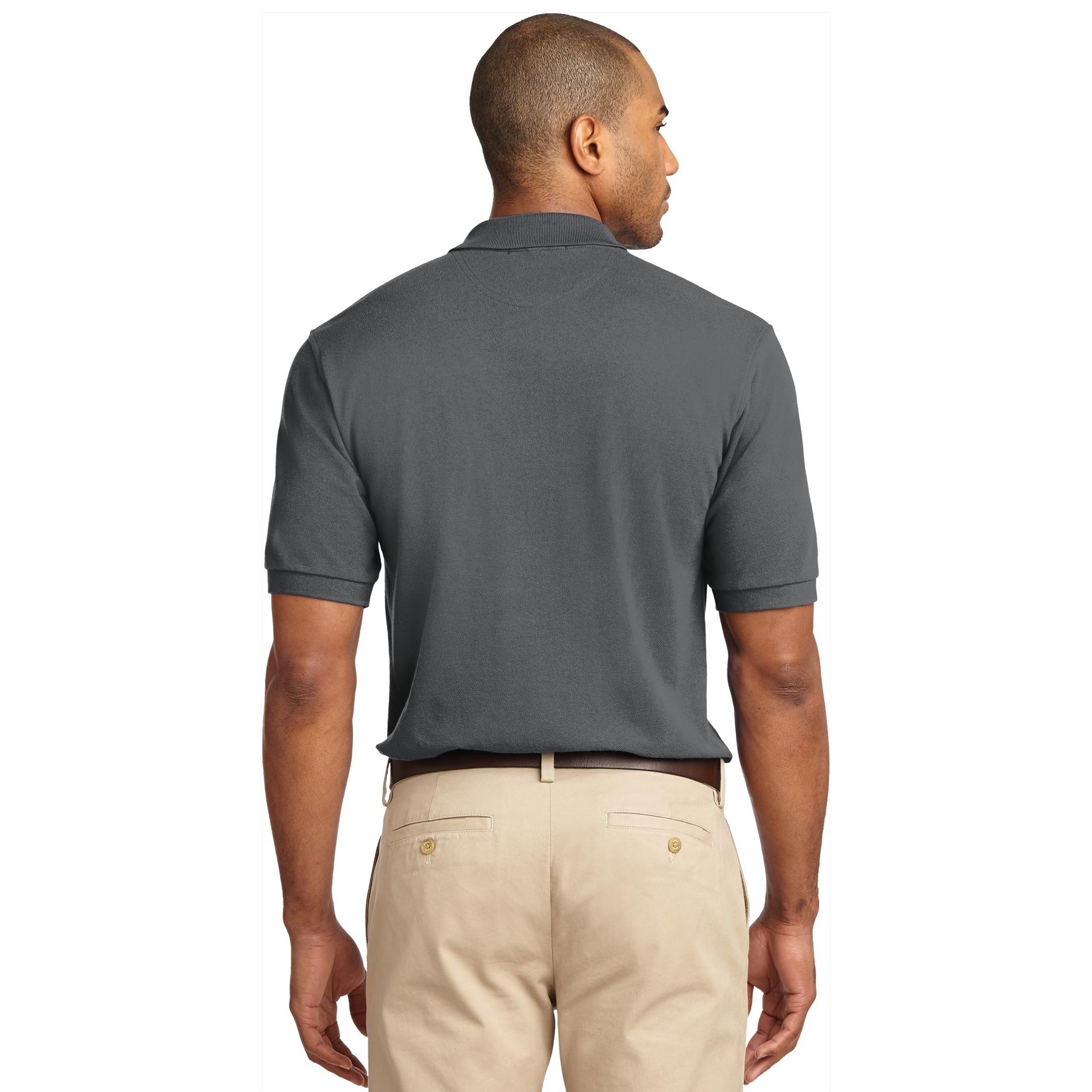 Tall Heavyweight Cotton Pique Polo - Thumbnail Image