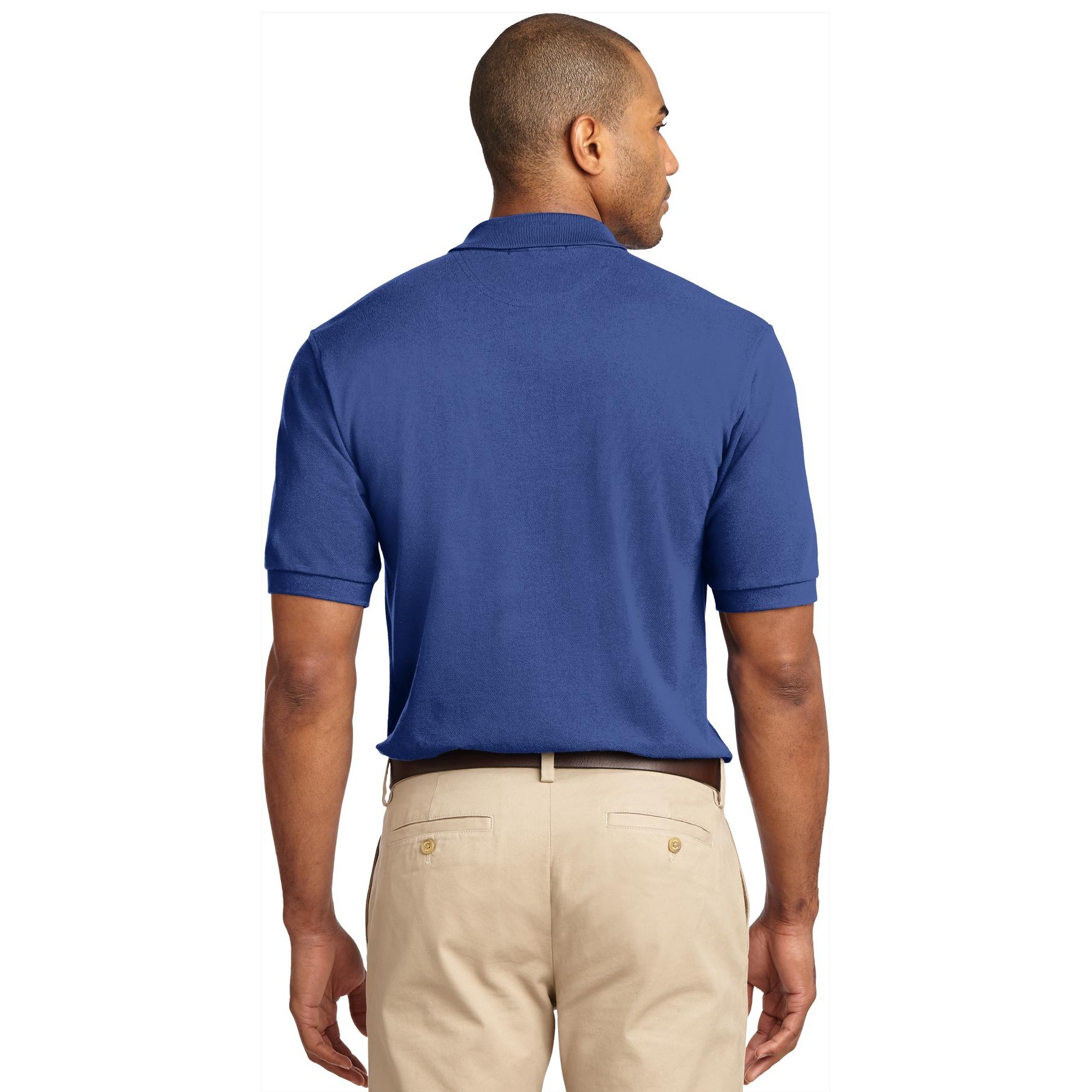 Tall Heavyweight Cotton Pique Polo - Thumbnail Image