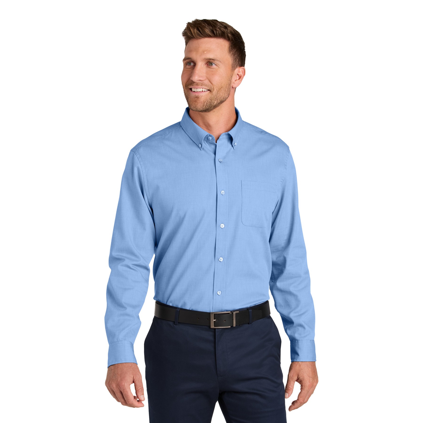 Long Sleeve Nailhead Easy Care Shirt - Thumbnail Image