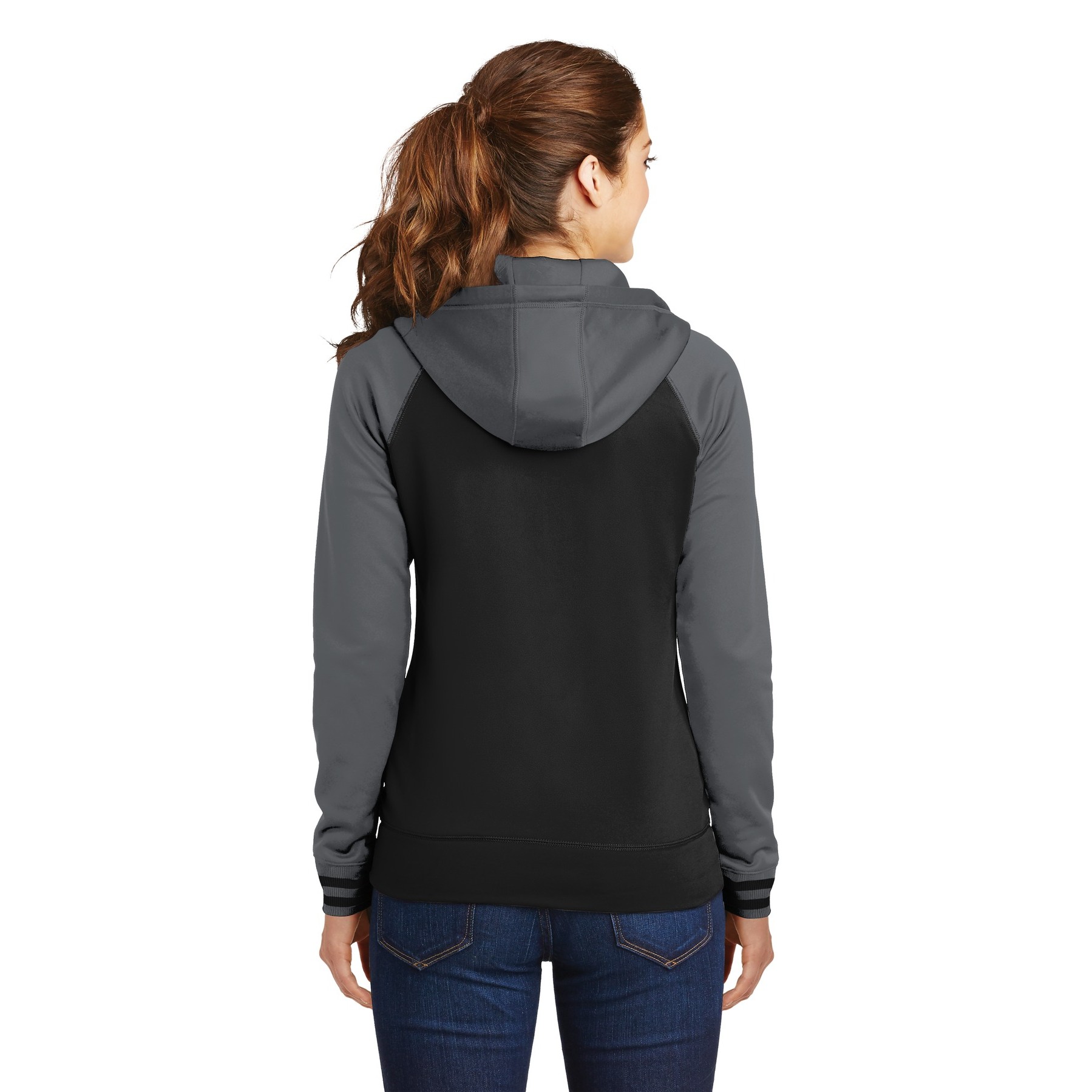 Women's Sport-Wick Varsity Fleece Full-Zip Hooded Jacket - Thumbnail Image