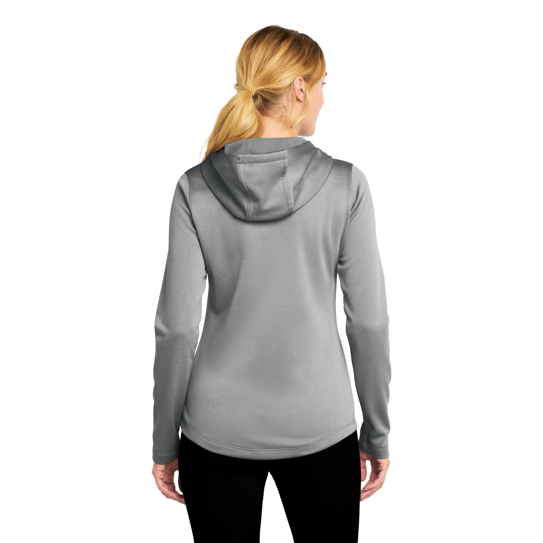 Women's PosiCharge Sport-Wick Heather Fleece Hooded Pullover - Thumbnail Image