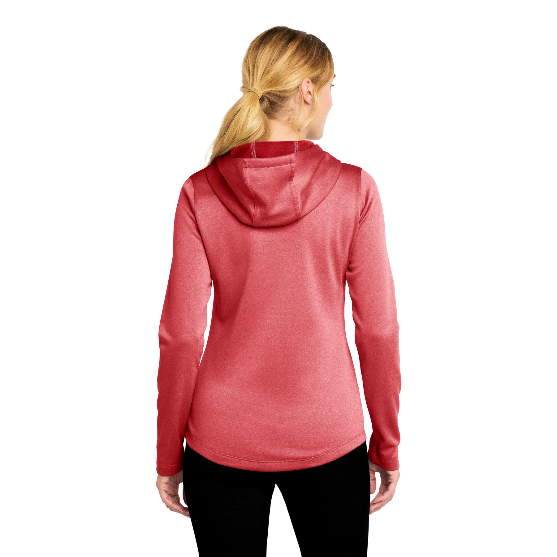 Women's PosiCharge Sport-Wick Heather Fleece Hooded Pullover - Thumbnail Image
