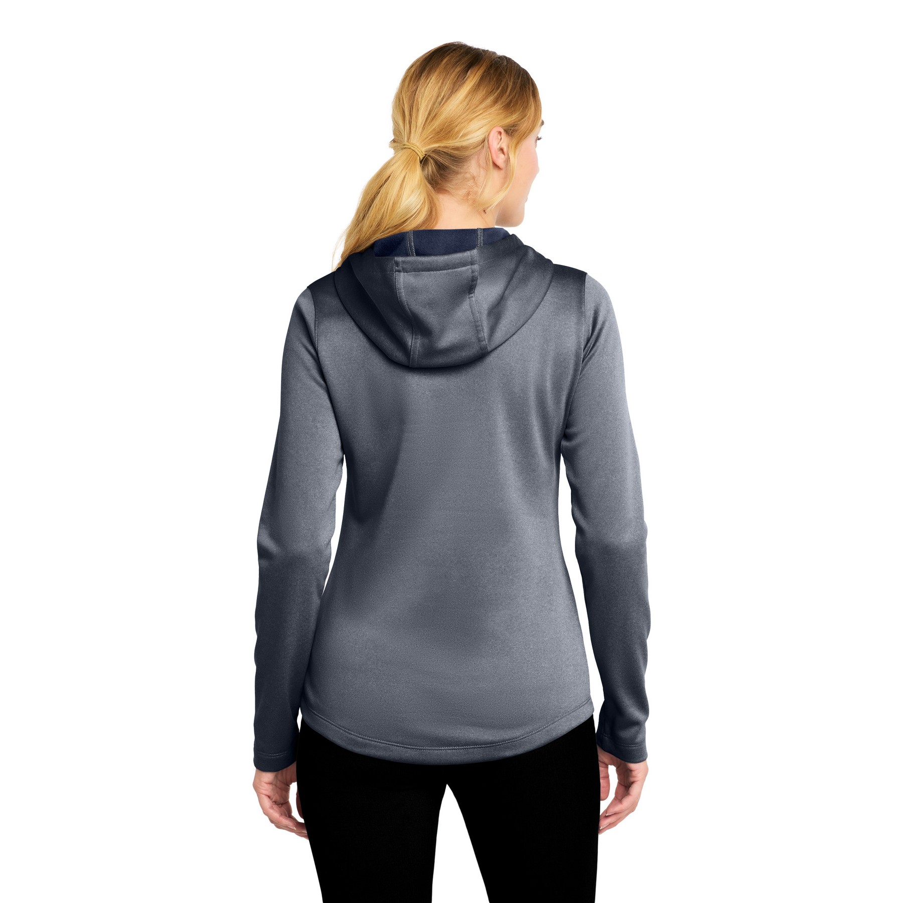 Women's PosiCharge Sport-Wick Heather Fleece Hooded Pullover - Thumbnail Image