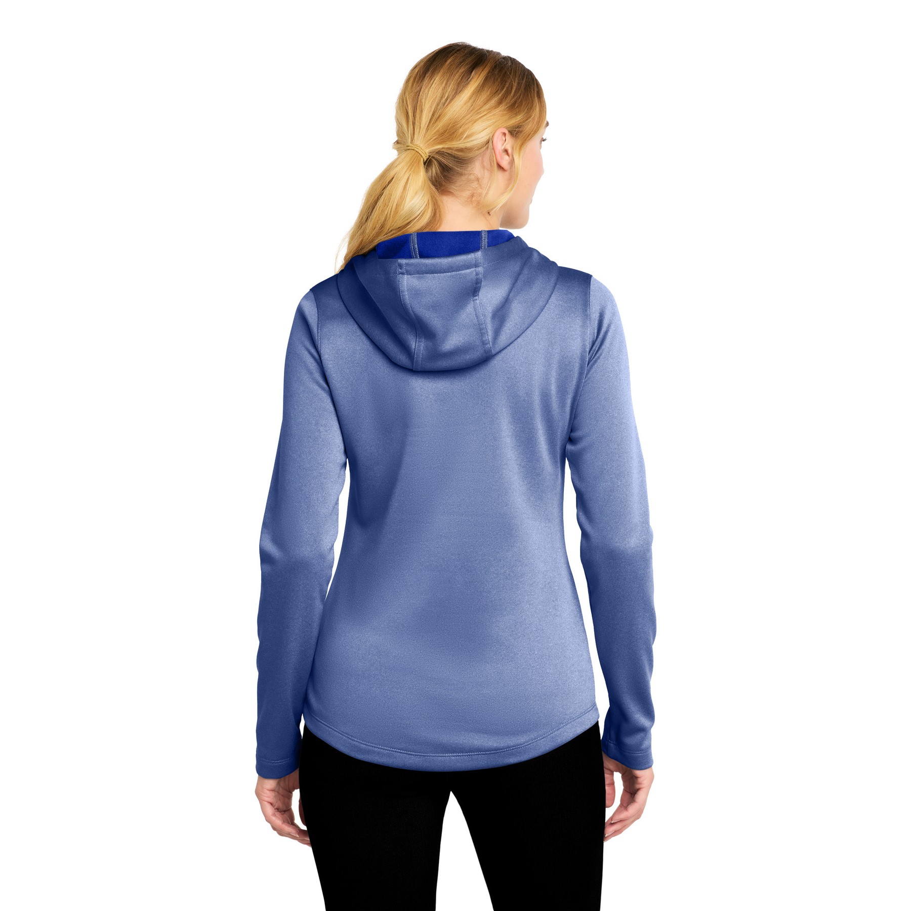 Women's PosiCharge Sport-Wick Heather Fleece Hooded Pullover - Thumbnail Image