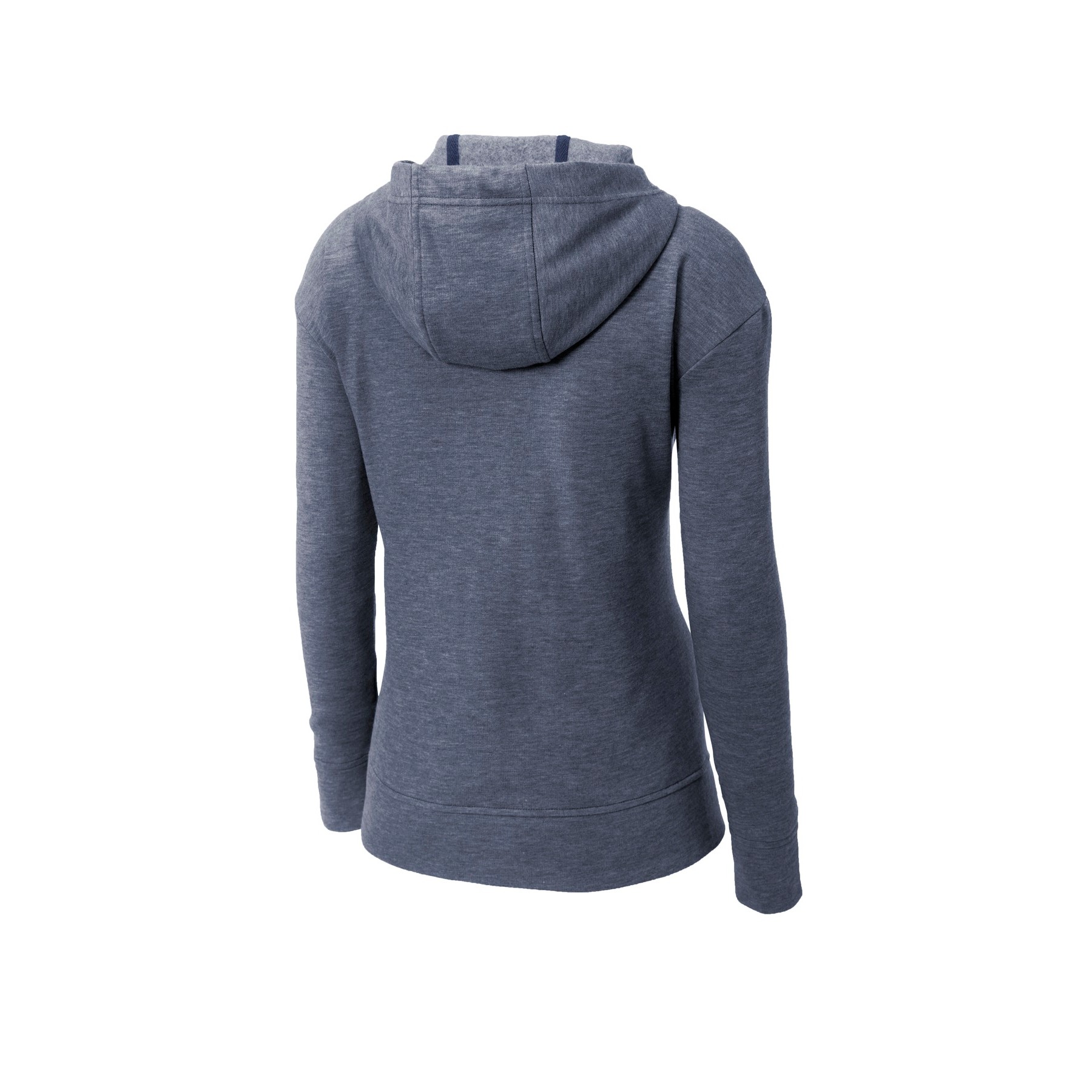 Women's PosiCharge Tri-Blend Wicking Fleece Full-Zip Hooded Jacket - Thumbnail Image