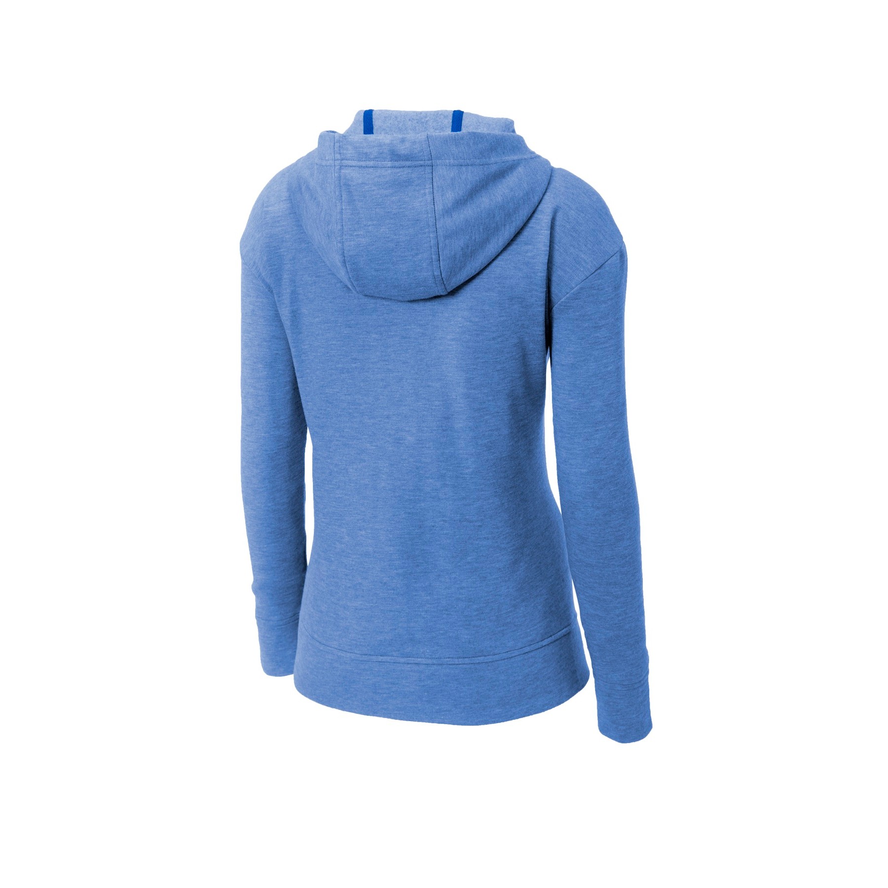 Women's PosiCharge Tri-Blend Wicking Fleece Full-Zip Hooded Jacket - Thumbnail Image