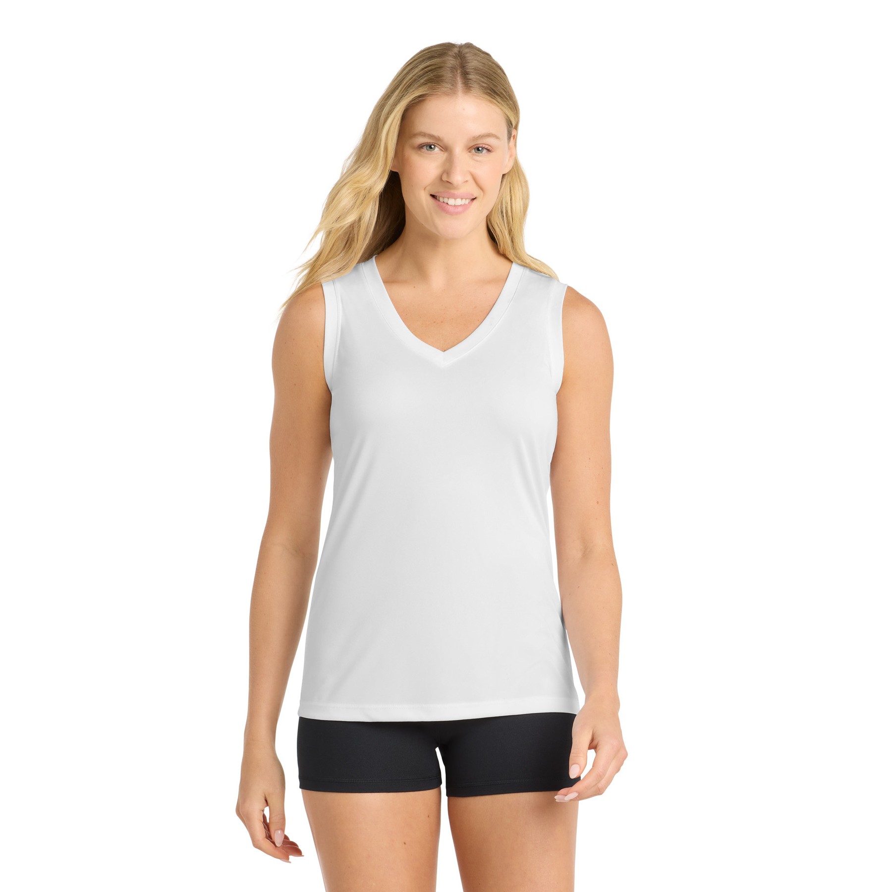 Women's Sleeveless PosiCharge Competitor V-Neck Tee - Main Image