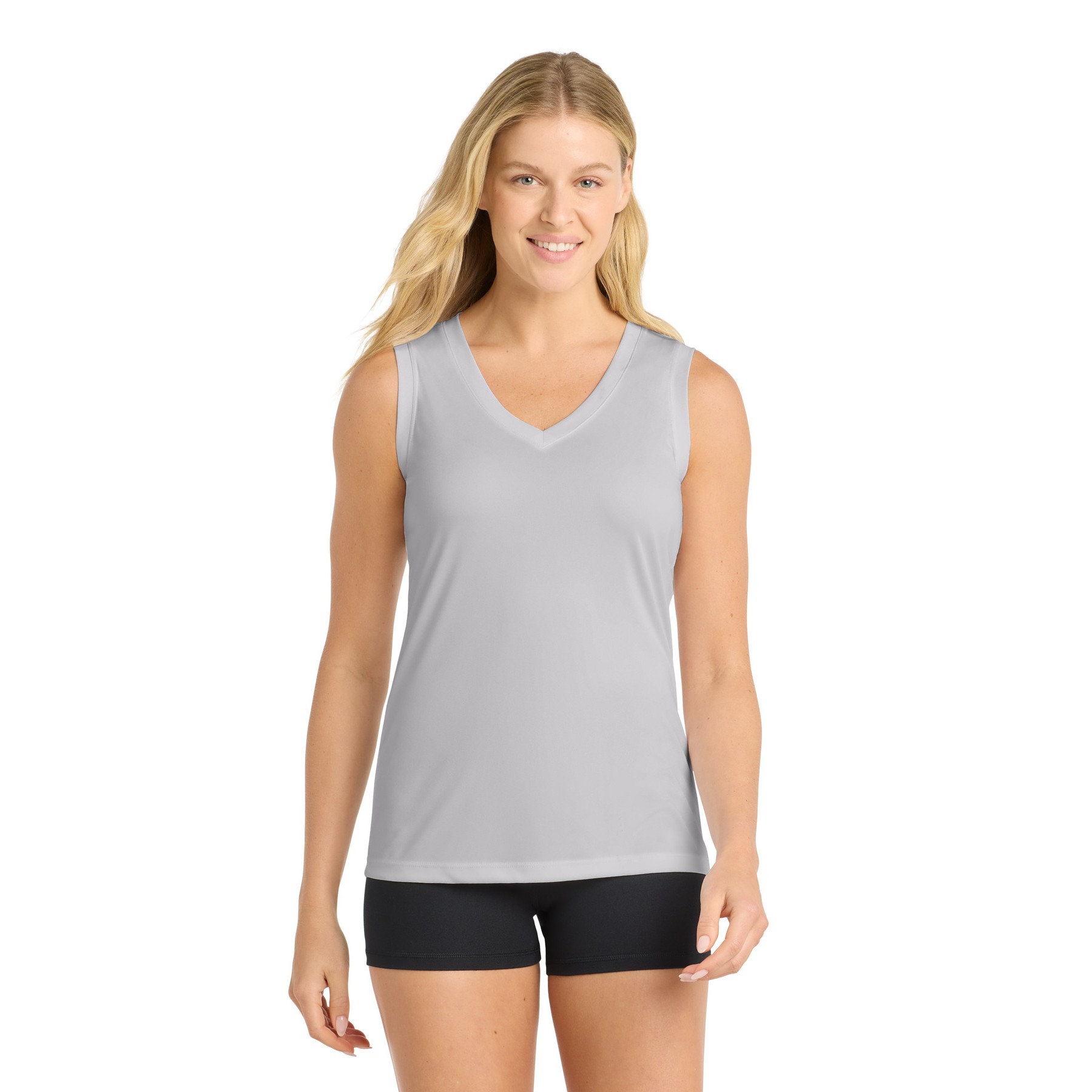 Women's Sleeveless PosiCharge Competitor V-Neck Tee - Thumbnail Image