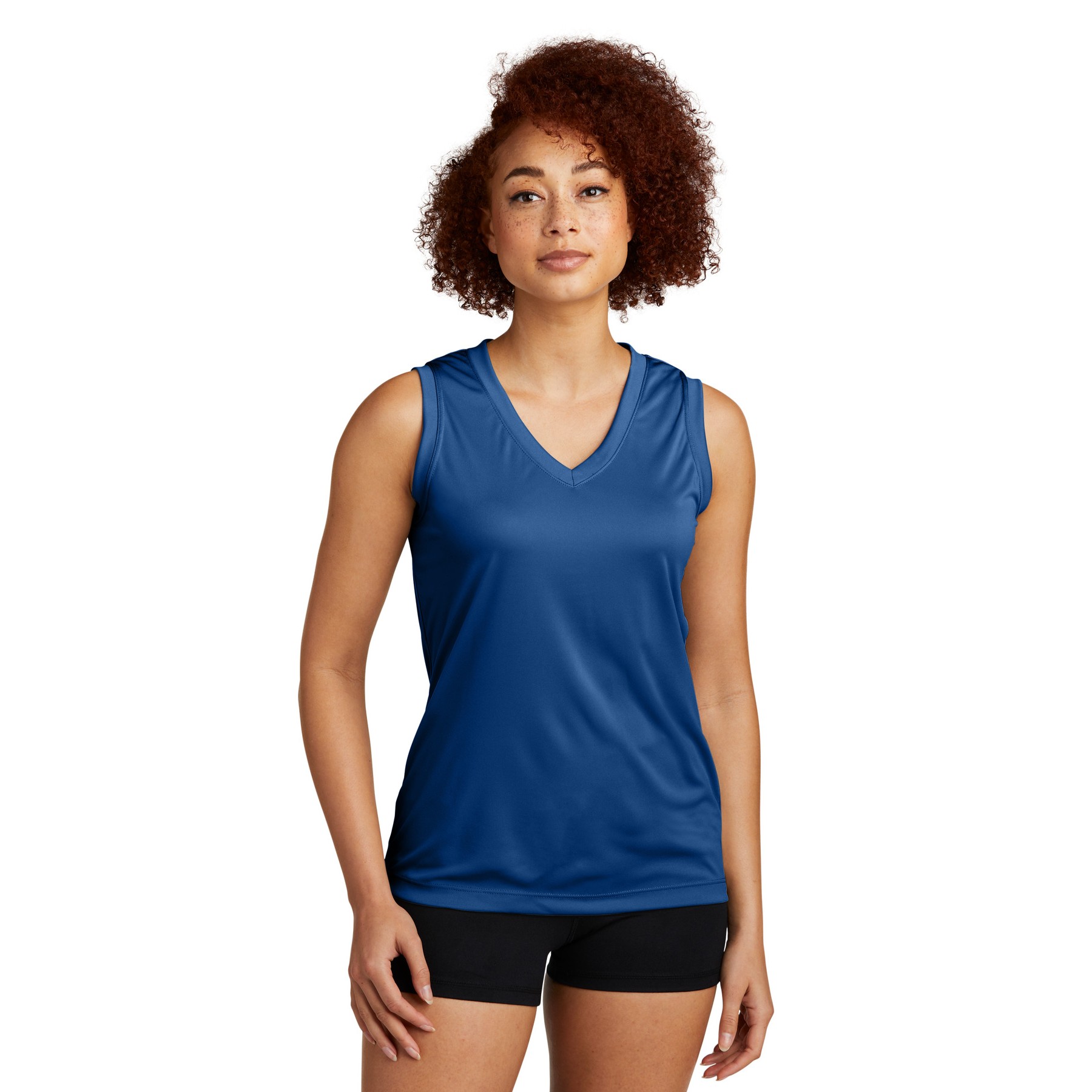 Women's Sleeveless PosiCharge Competitor V-Neck Tee - Thumbnail Image