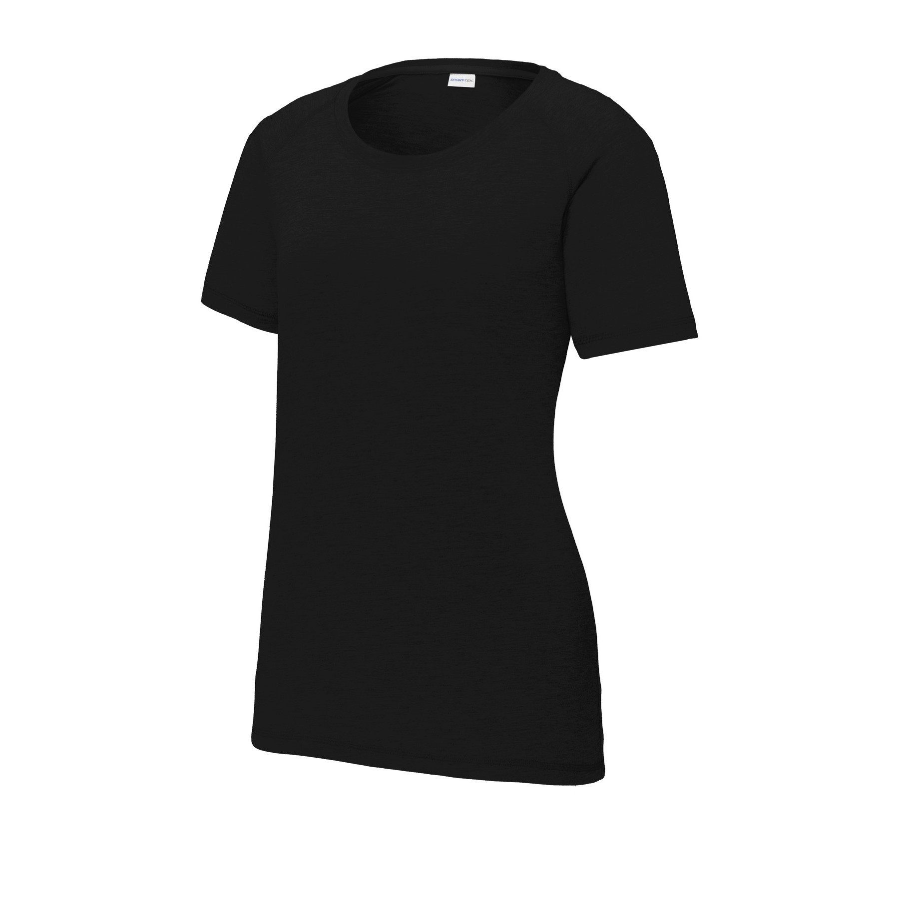 Women's PosiCharge Tri-Blend Wicking Scoop Neck Raglan Tee - Thumbnail Image