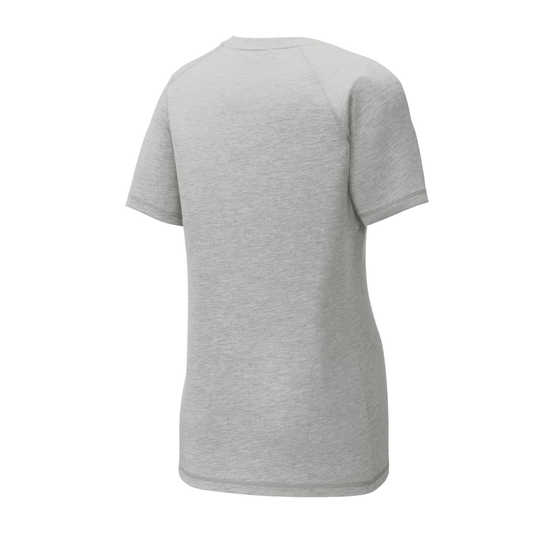 Women's PosiCharge Tri-Blend Wicking Scoop Neck Raglan Tee - Thumbnail Image