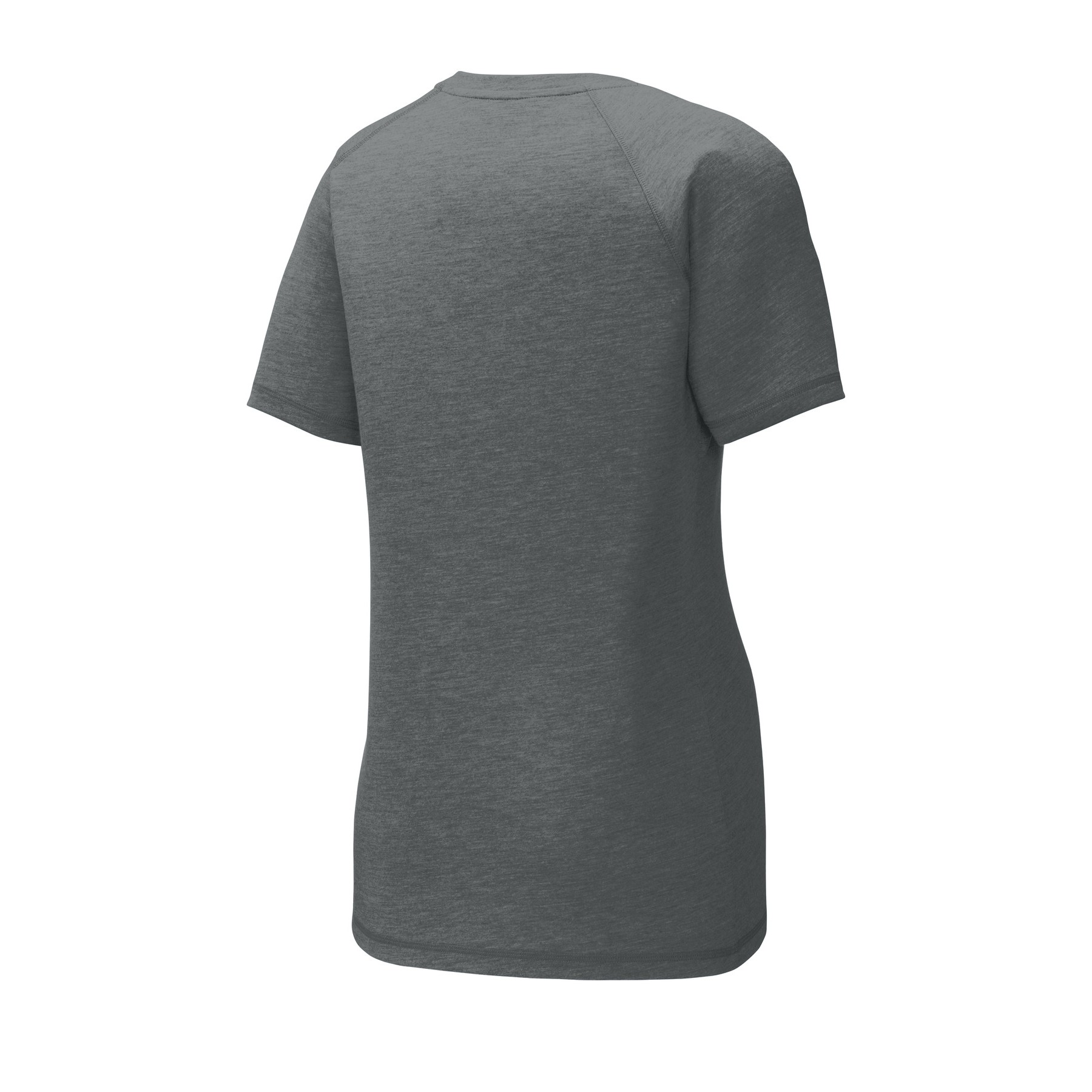 Women's PosiCharge Tri-Blend Wicking Scoop Neck Raglan Tee - Thumbnail Image