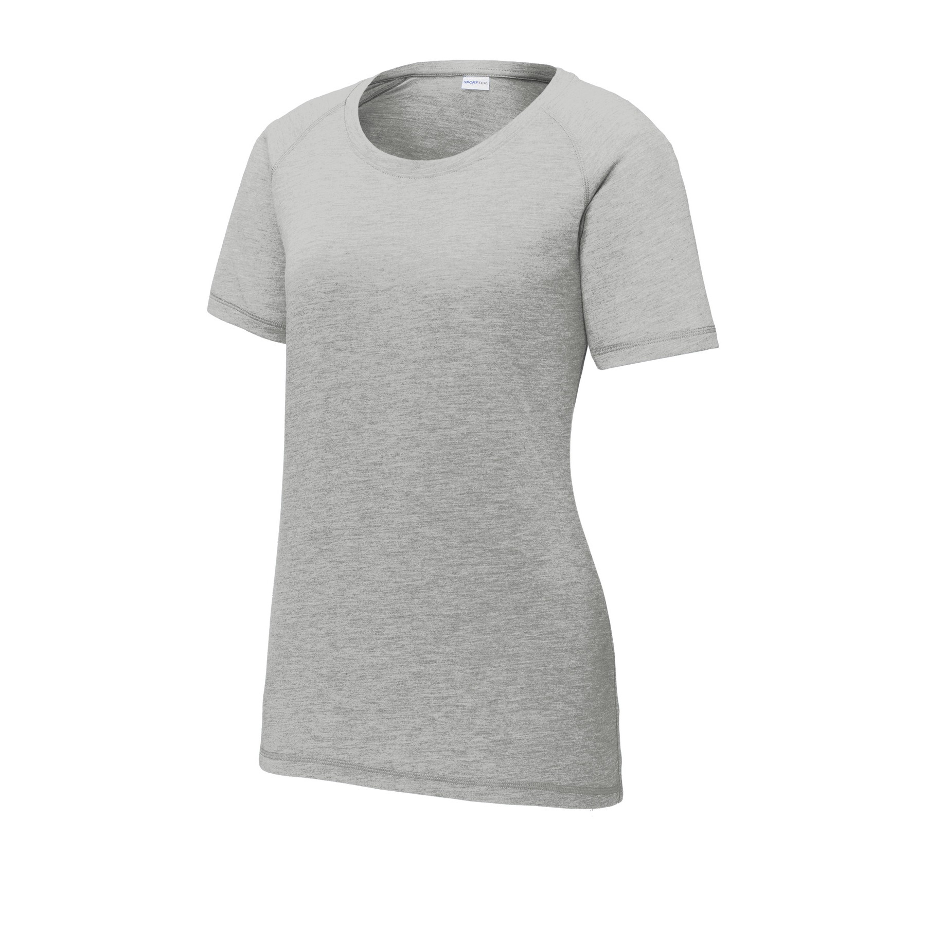 Women's PosiCharge Tri-Blend Wicking Scoop Neck Raglan Tee - Thumbnail Image
