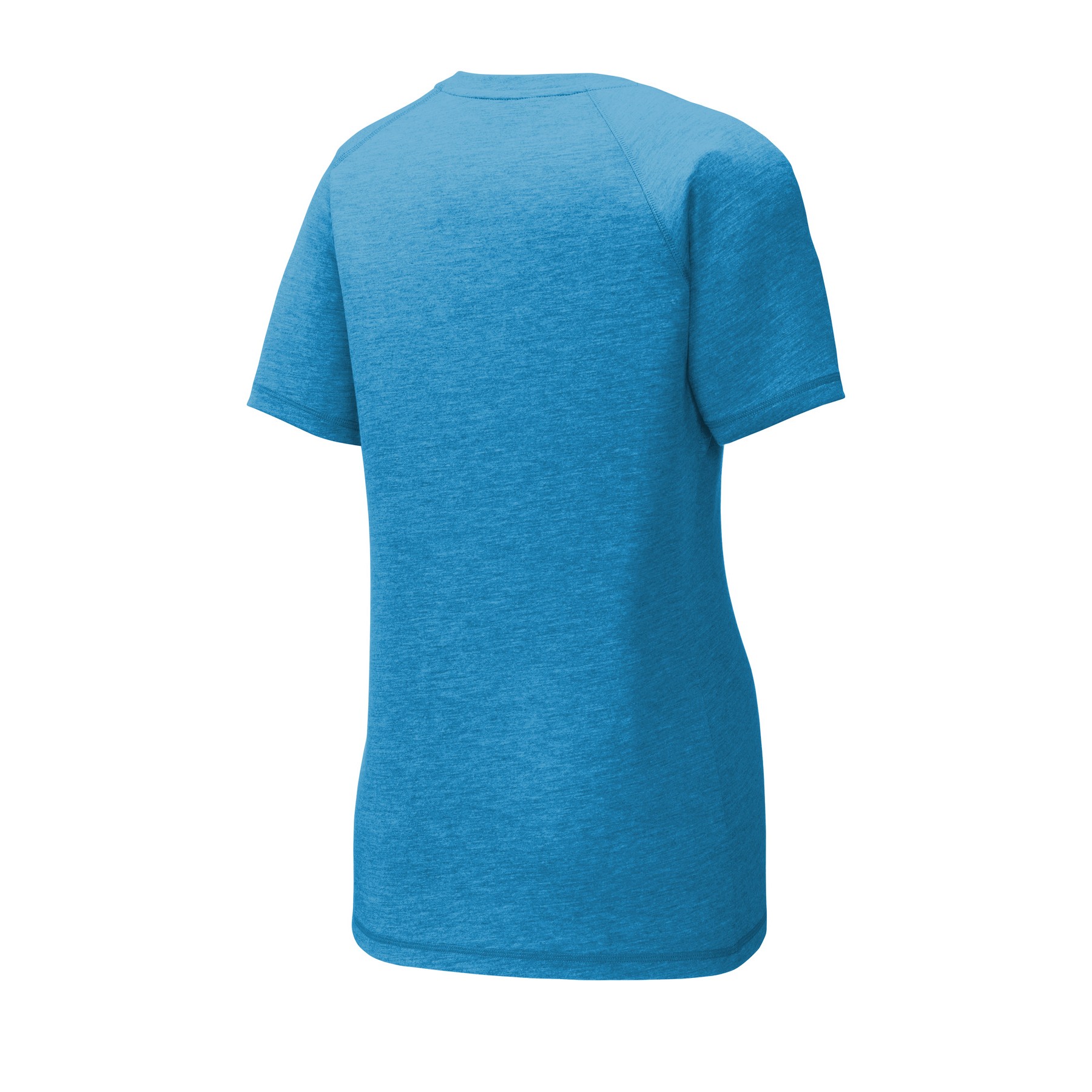 Women's PosiCharge Tri-Blend Wicking Scoop Neck Raglan Tee - Thumbnail Image