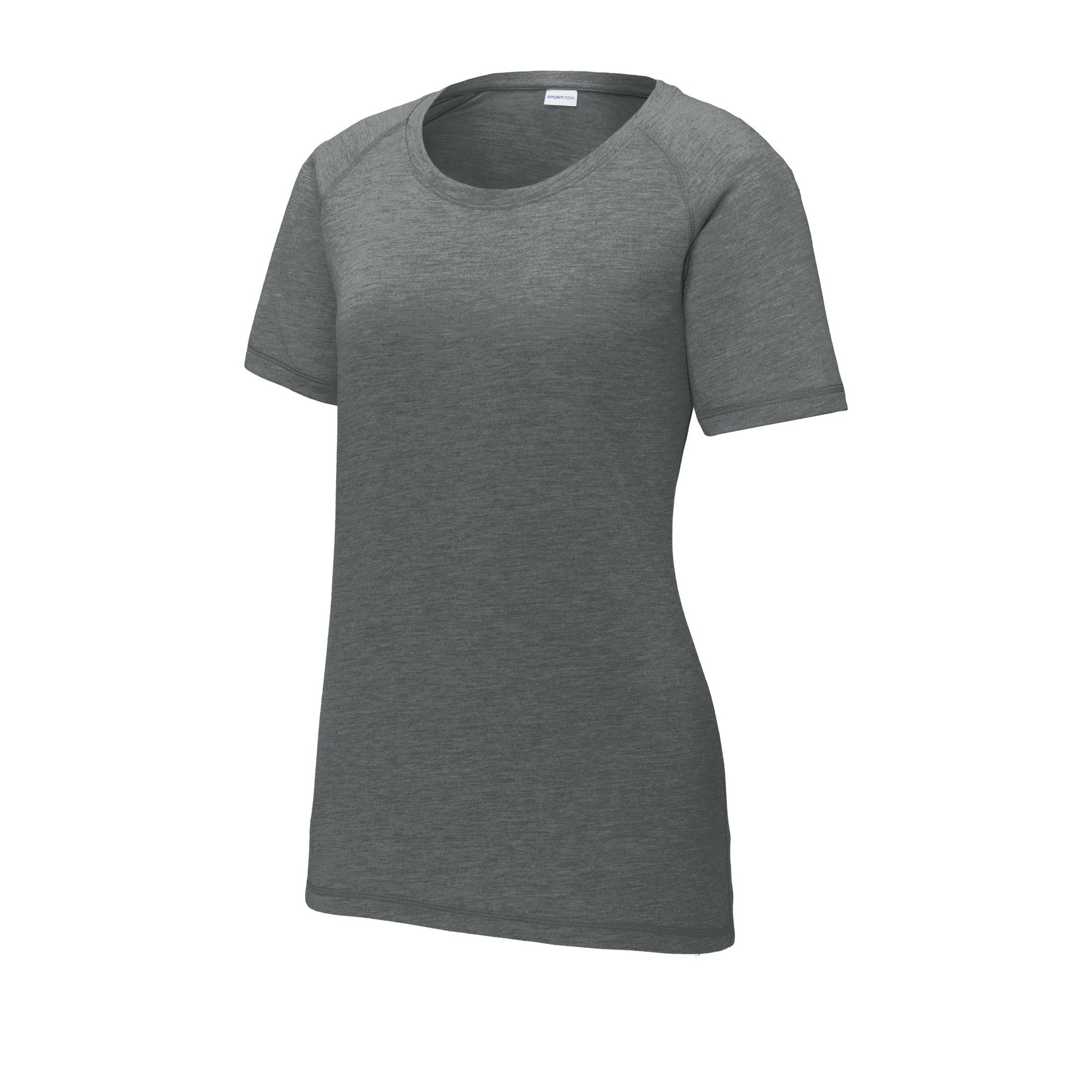 Women's PosiCharge Tri-Blend Wicking Scoop Neck Raglan Tee - Thumbnail Image