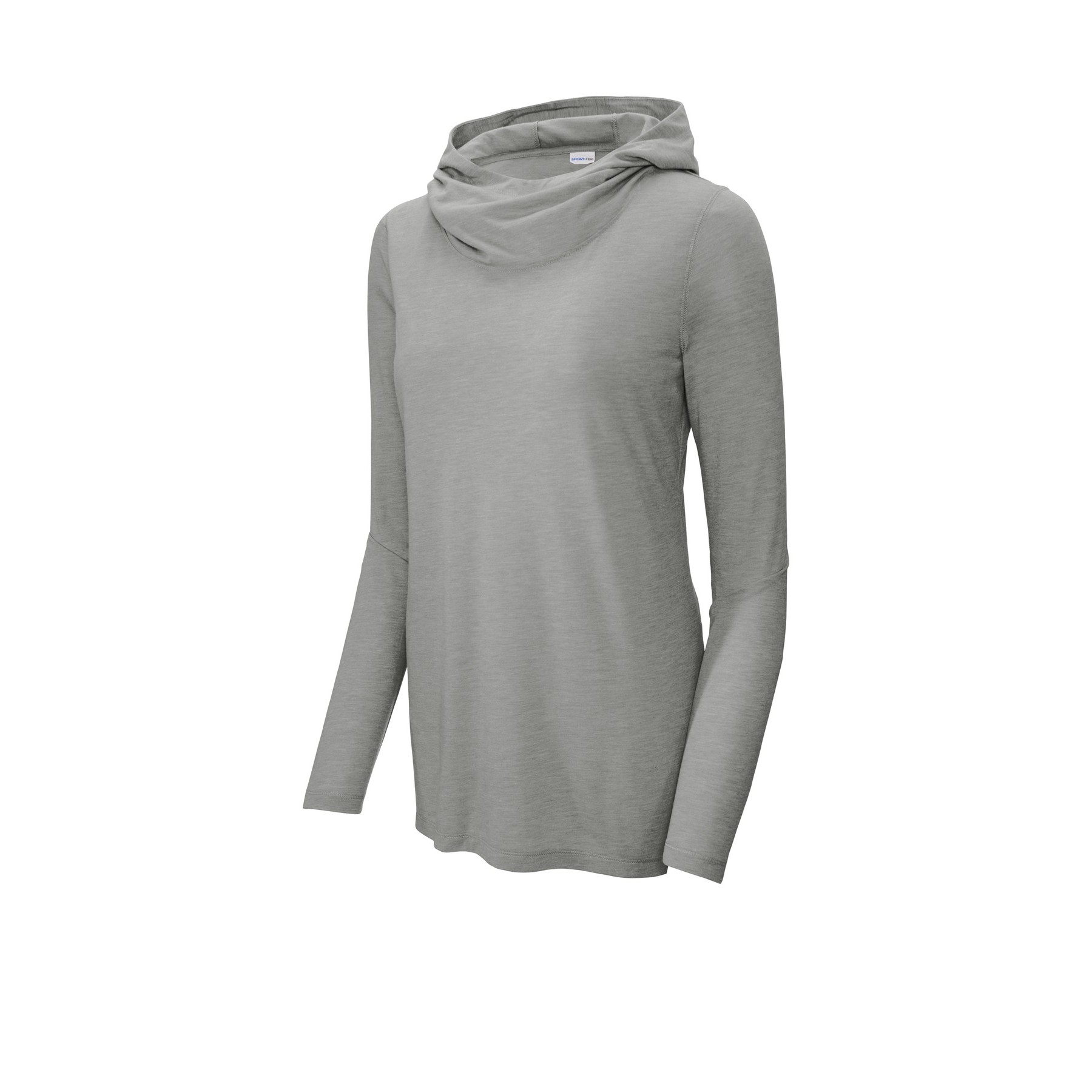 Women's PosiCharge Tri-Blend Wicking Long Sleeve Hoodie - Main Image