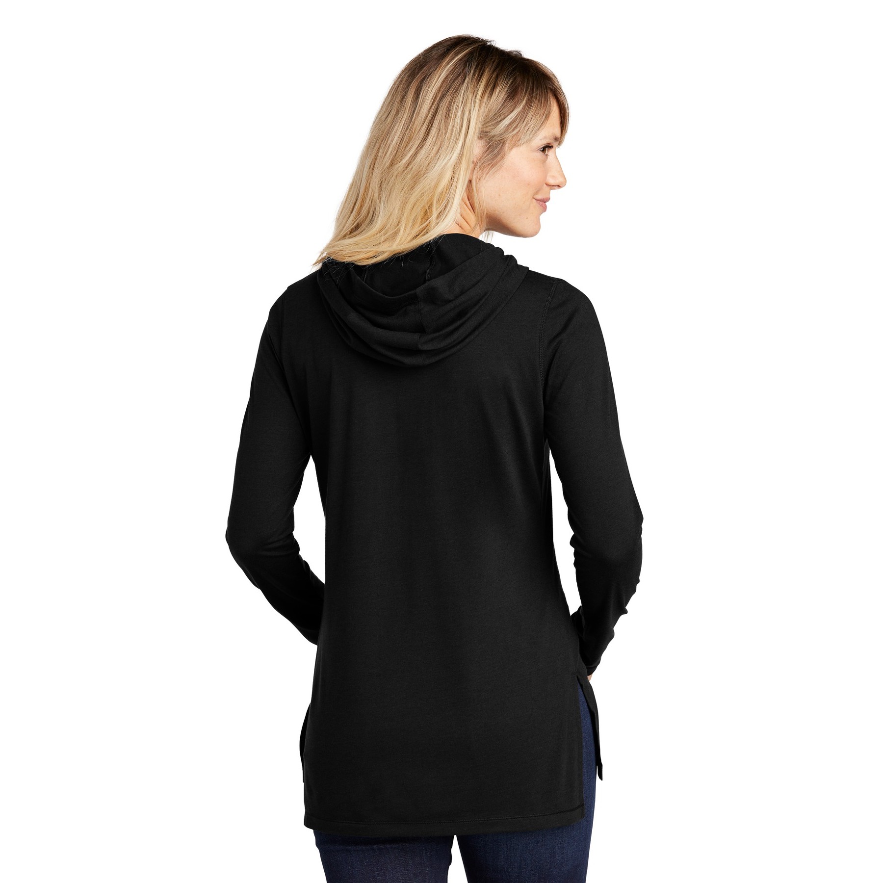 Women's PosiCharge Tri-Blend Wicking Long Sleeve Hoodie - Thumbnail Image